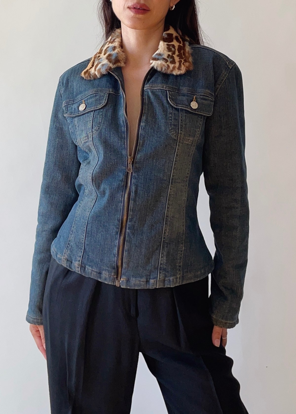 Blugirl Denim Collar Jacket