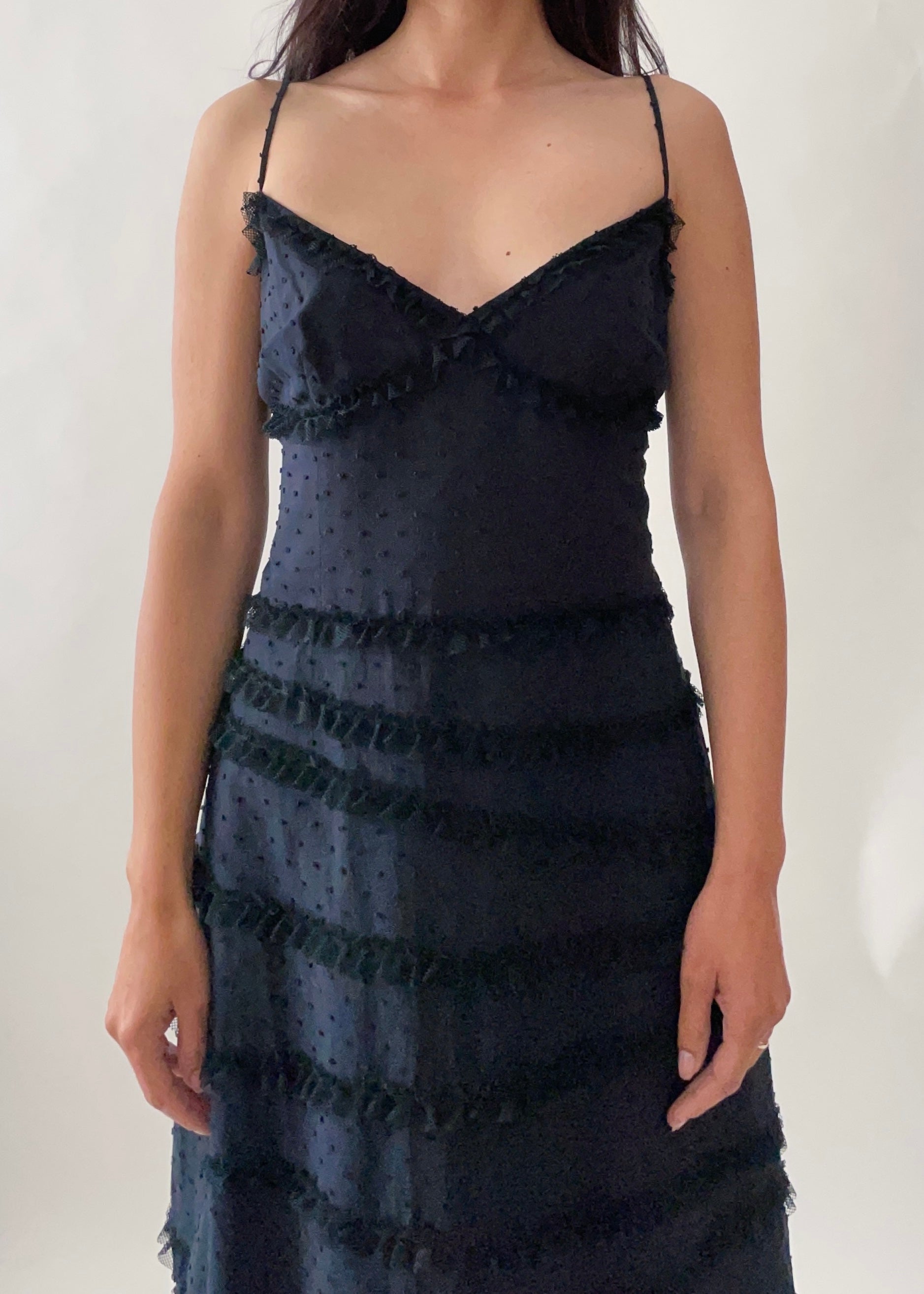 Vintage Moschino Spaghetti Strap Dress