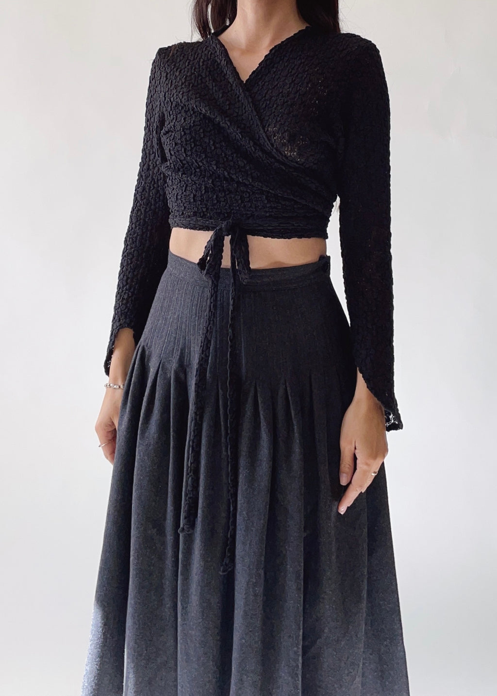 Vintage Anne Fontaine Wrap Top