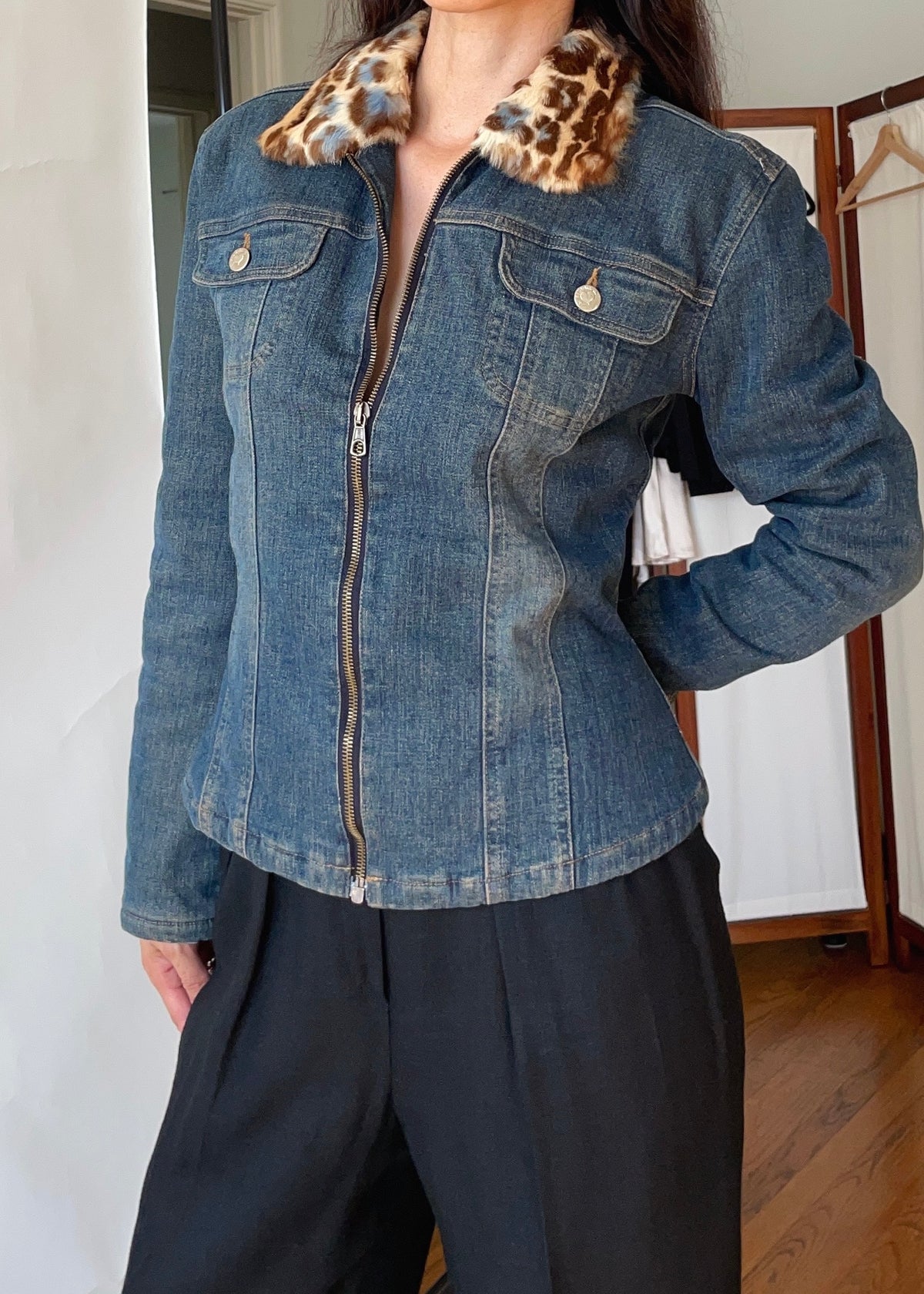 Blugirl Denim Collar Jacket