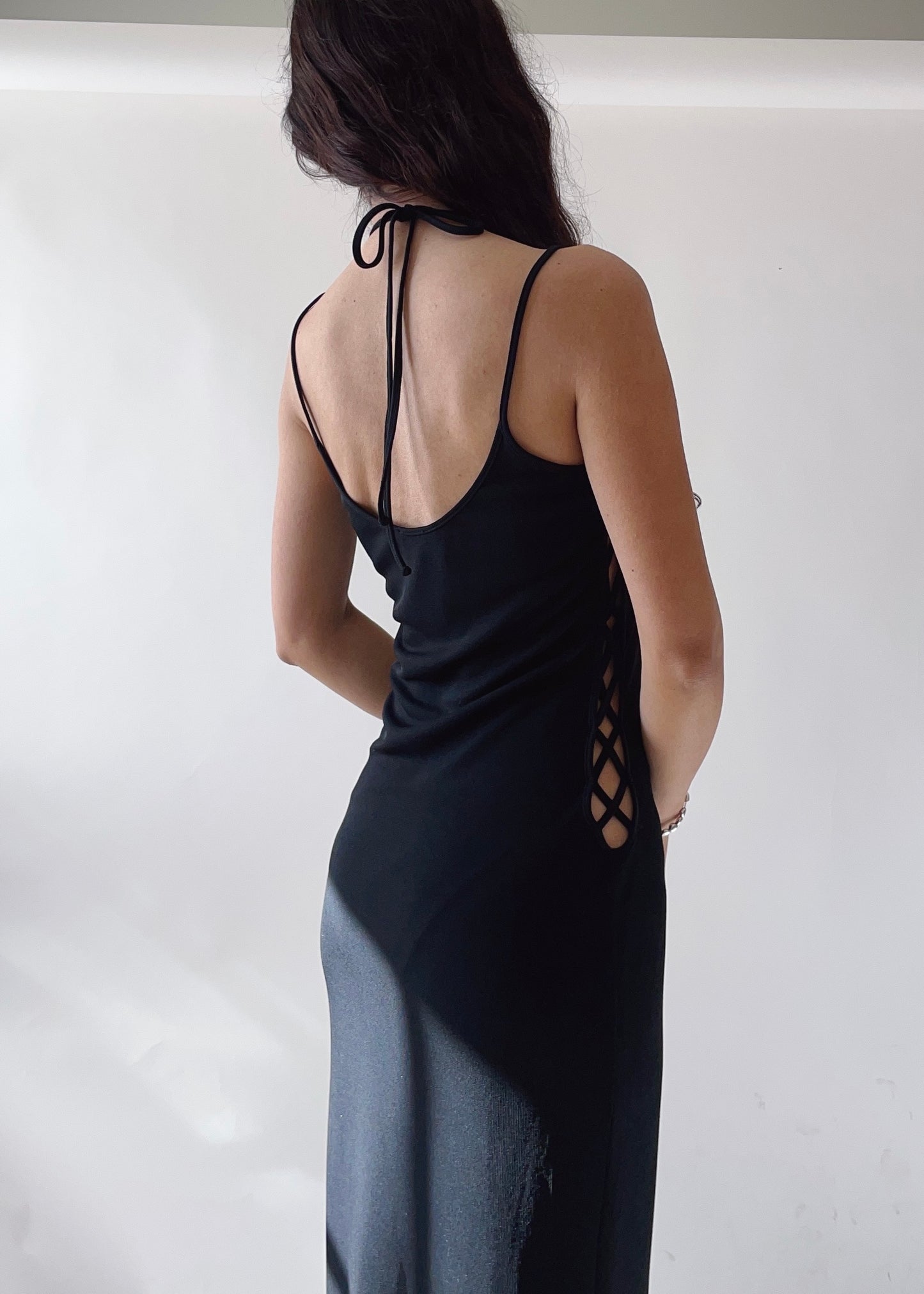 Vintage D&G Black Long Dress