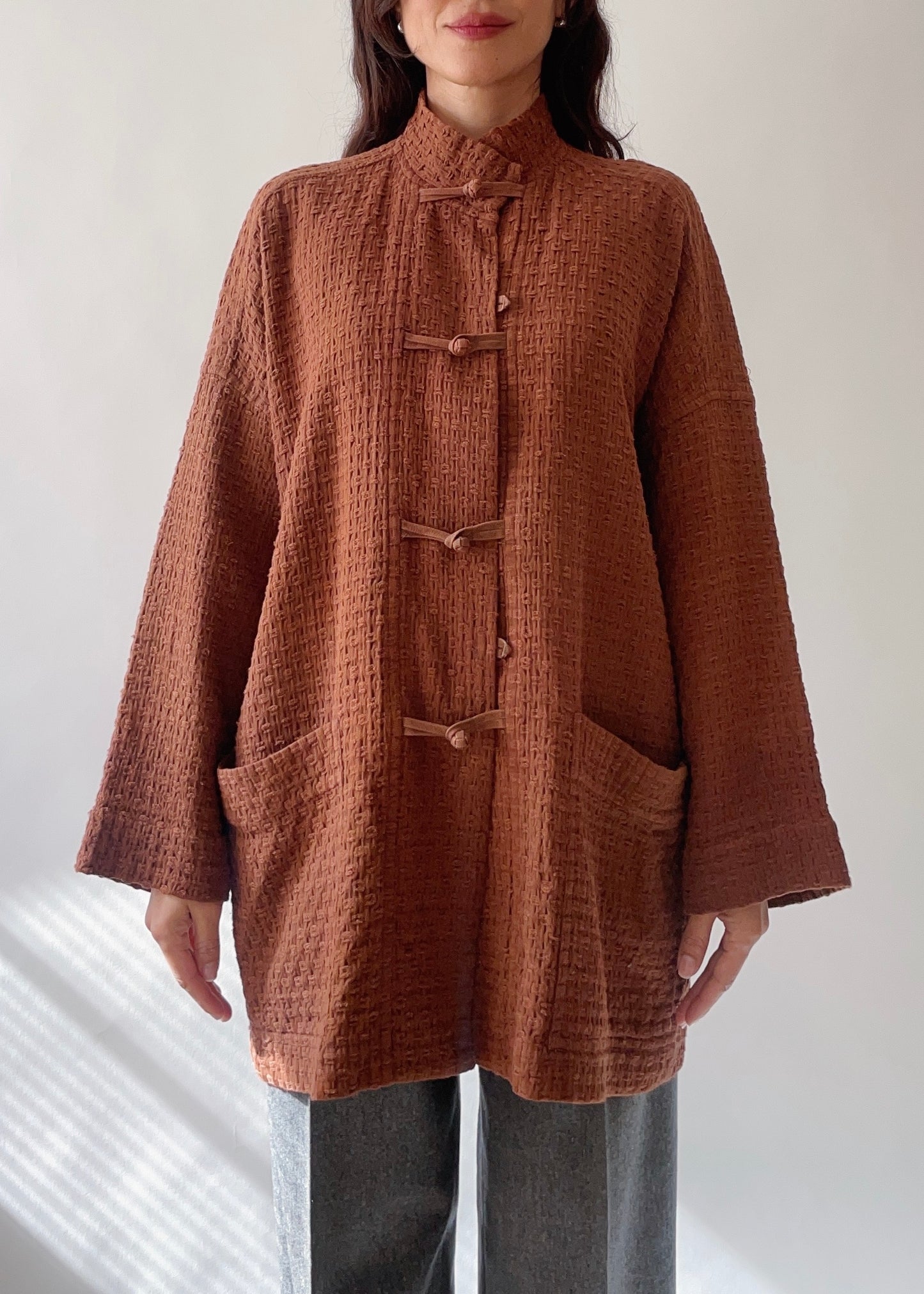 Vintage Issey Miyake Brown Jacket