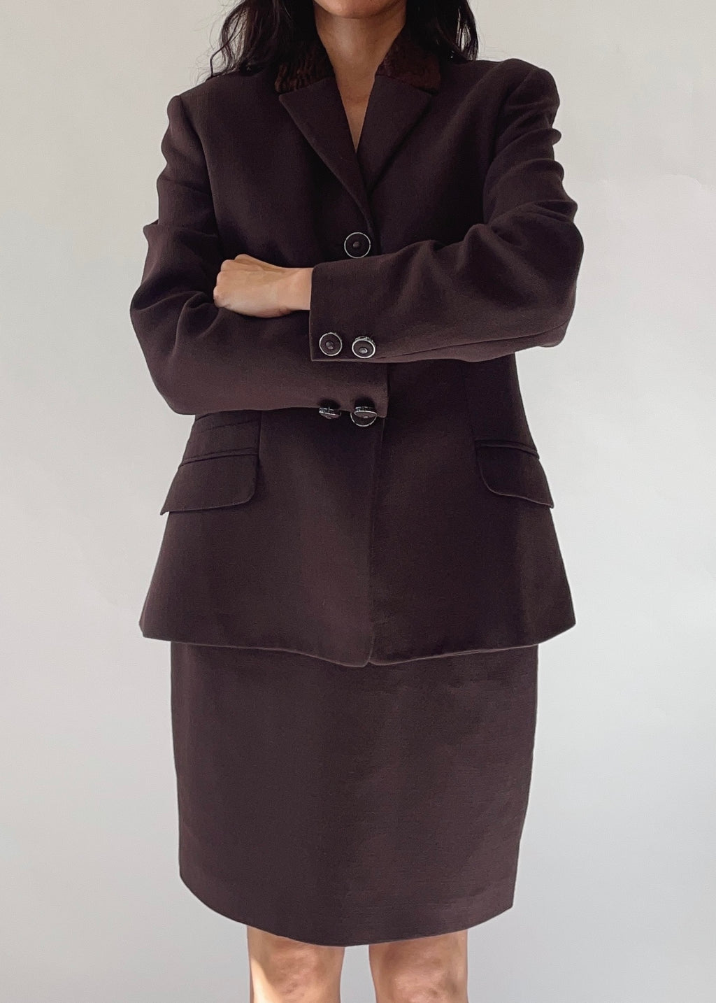 Vintage Versace Jeans Wool Suit