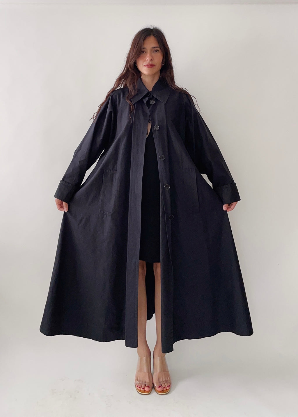 Vintage YSL Swing Trench Coat