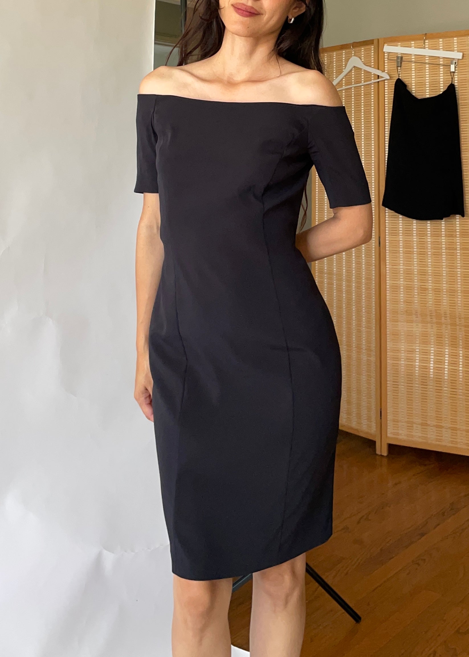 Vintage Moschino Off-The-Shoulders Dress