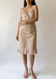 Vintage Moschino Striped Summer Dress