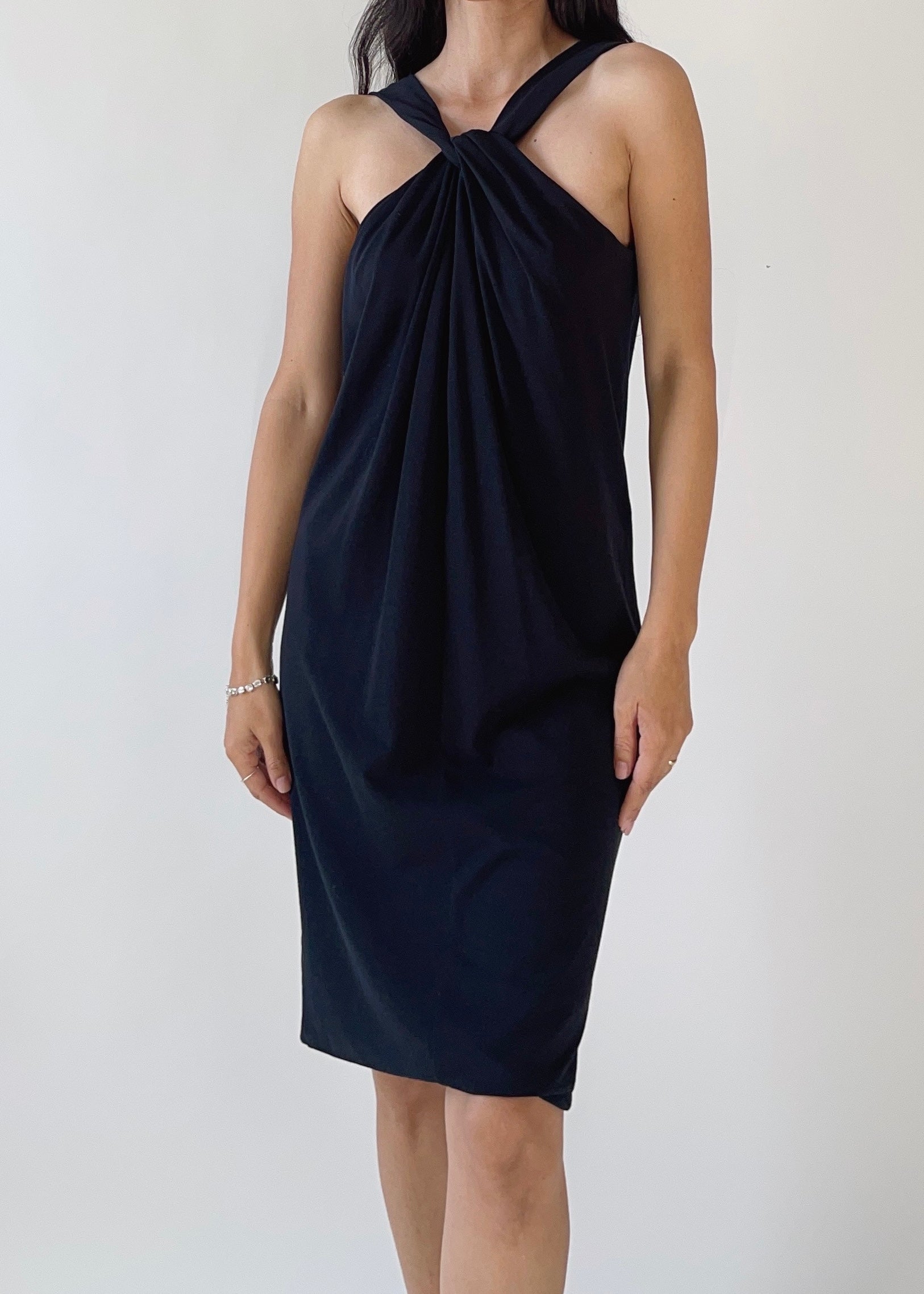 Moschino Black Halter Dress