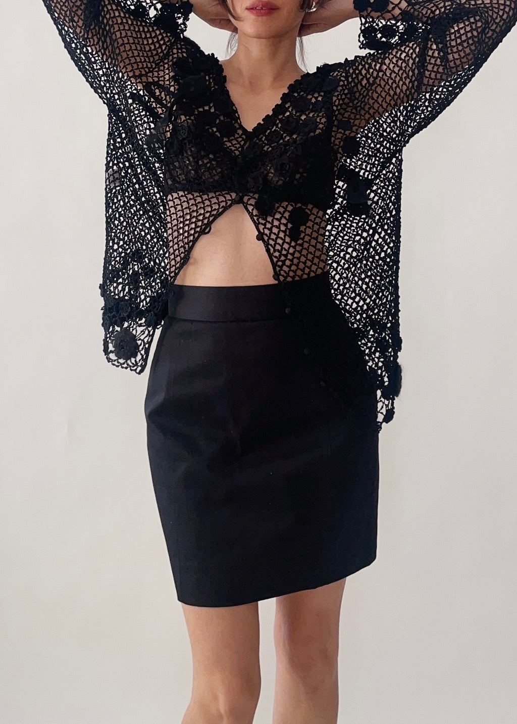 Moschino Crochet Cardigan