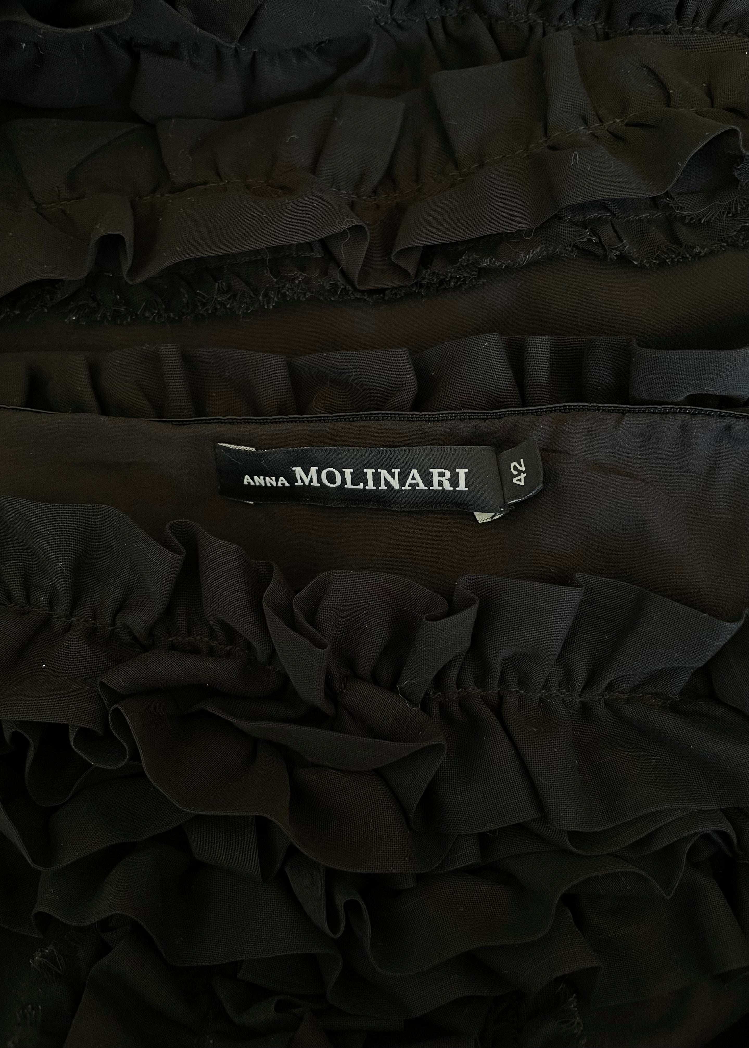 Anna Molinari Ruffle Dress