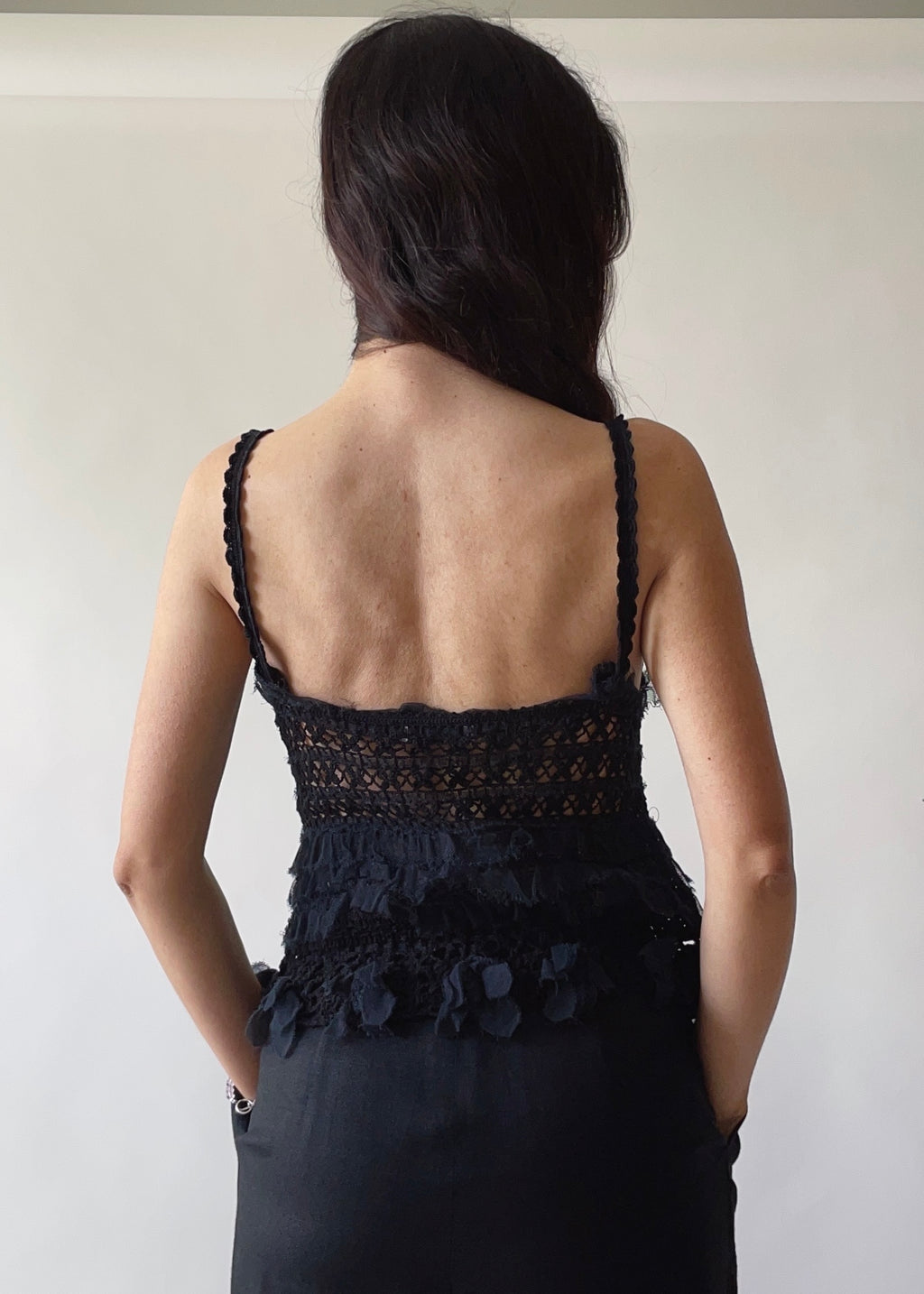 Vintage Moschino Crochet Top
