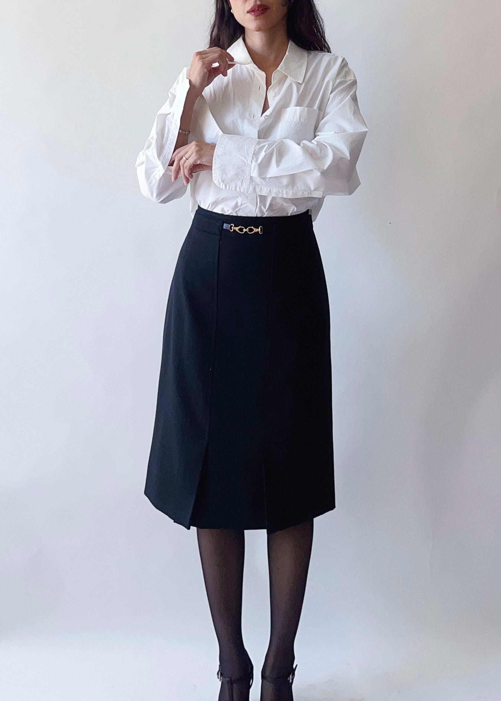 Vintage Celine Horsebit Skirt
