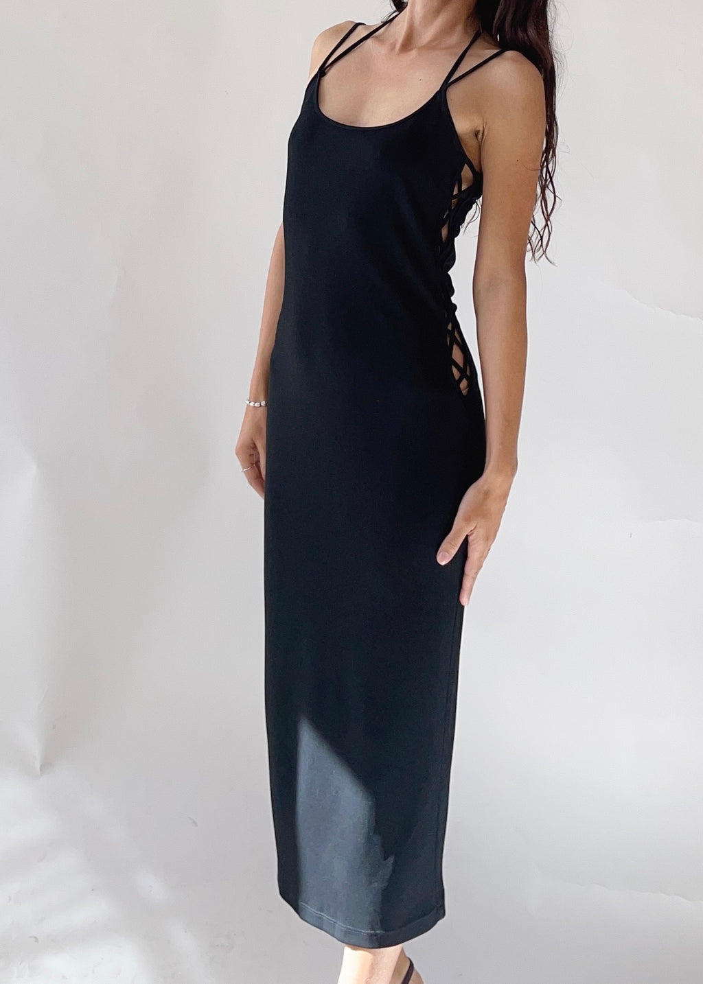 Vintage D&G Black Long Dress