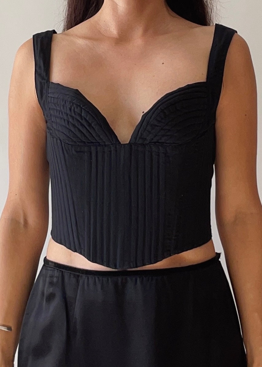 Moschino Black Bustier