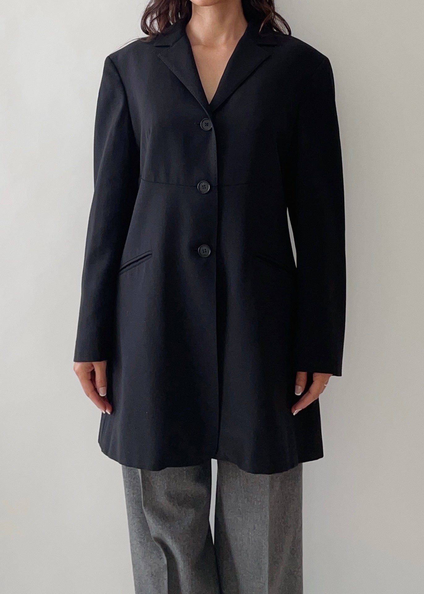 Vintage Moschino Long Wool Jacket