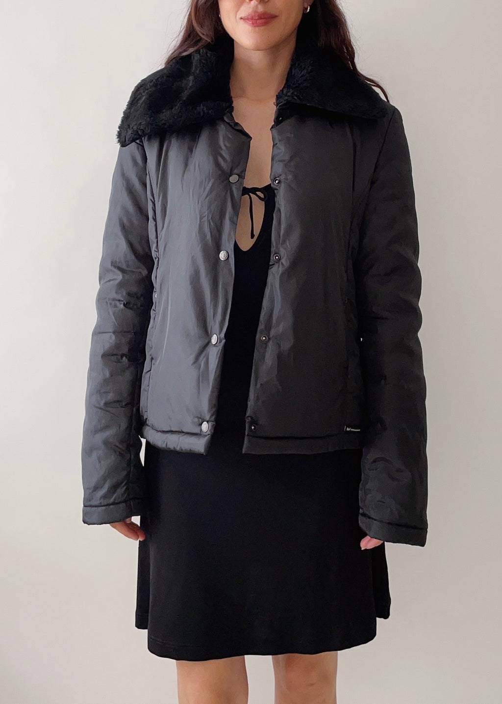 Vintage D&G Faux Fur Bomber Jacket