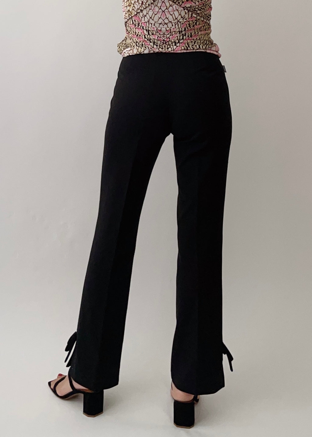 90s Moschino Bow Straight Pants