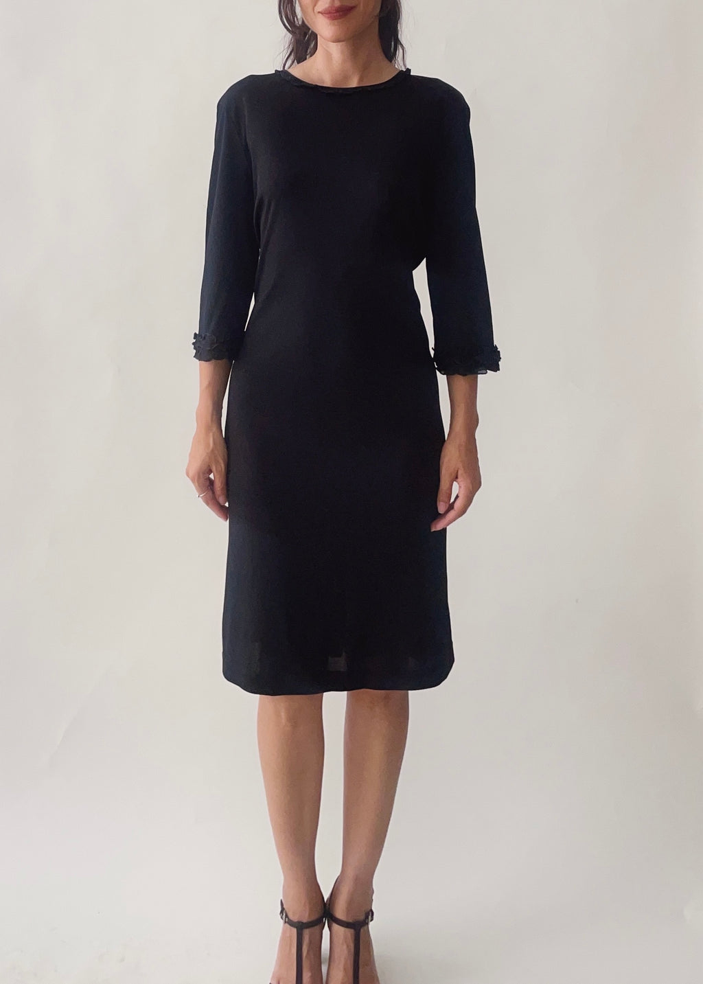 Moschino Open Back Ruffle Dress