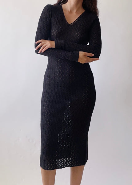 Vintage D&G Light Knit Midi Dress