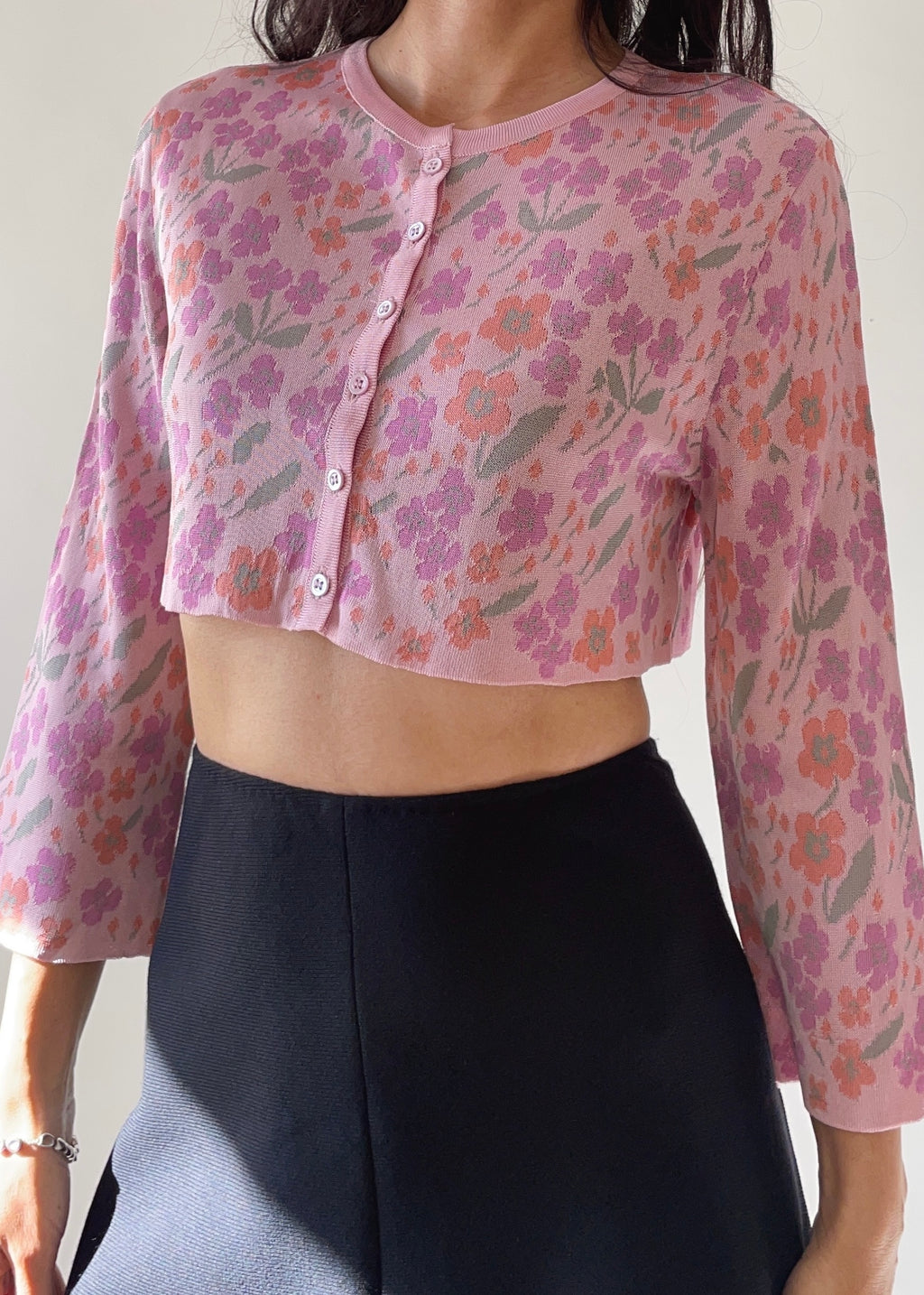 Vintage Valentino Floral Cardi