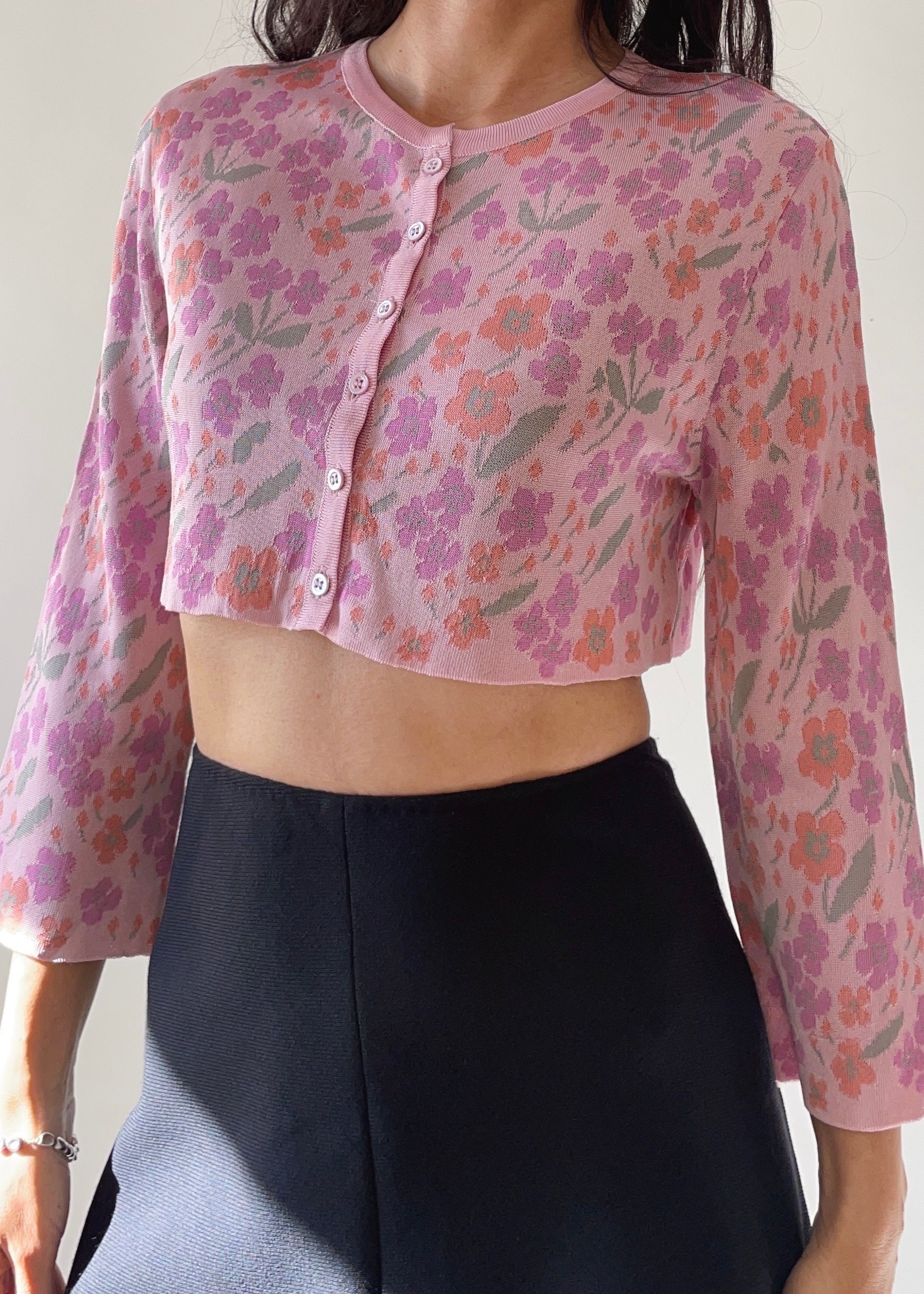 Vintage Valentino Floral Cardi