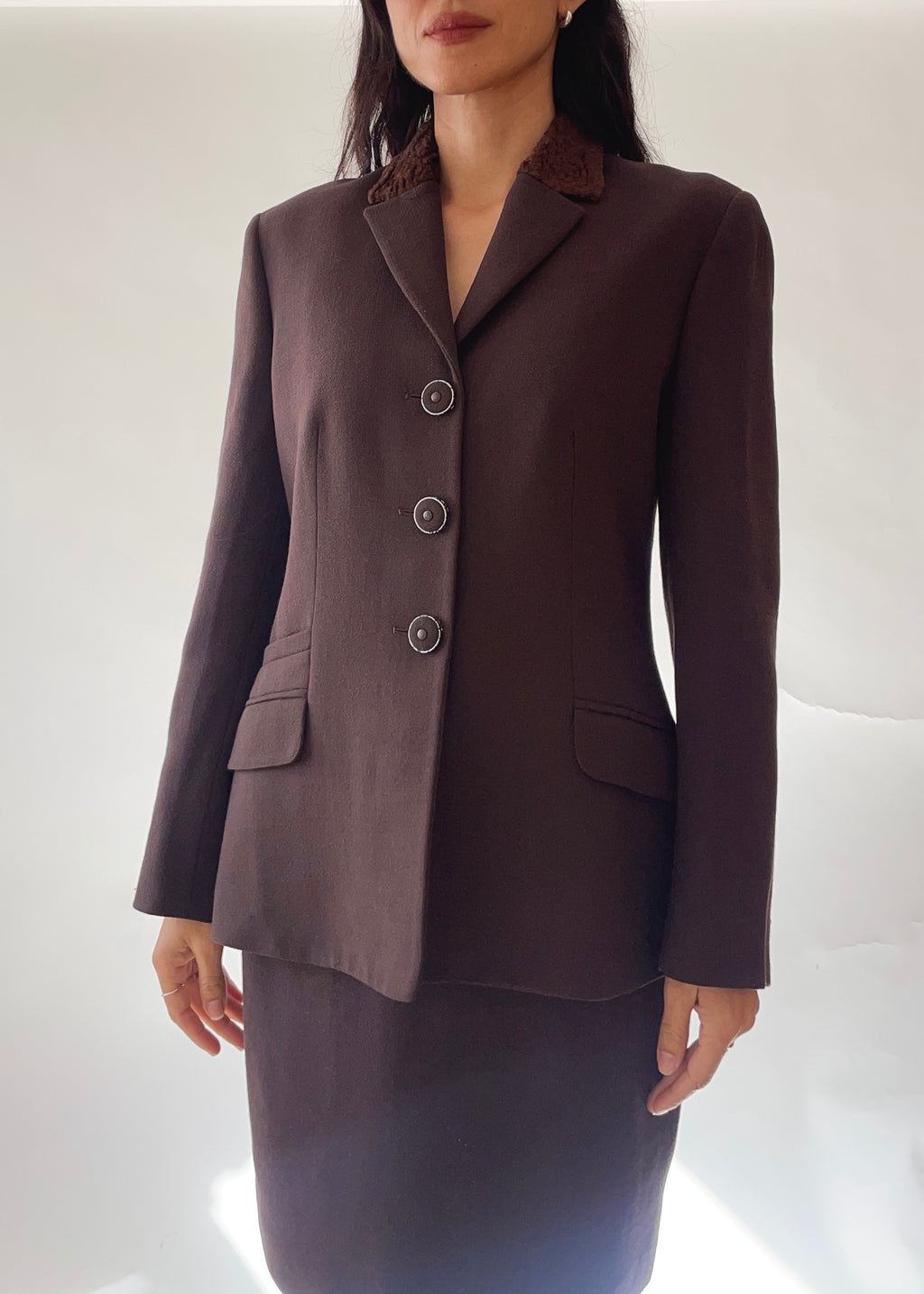 Vintage Versace Jeans Wool Suit