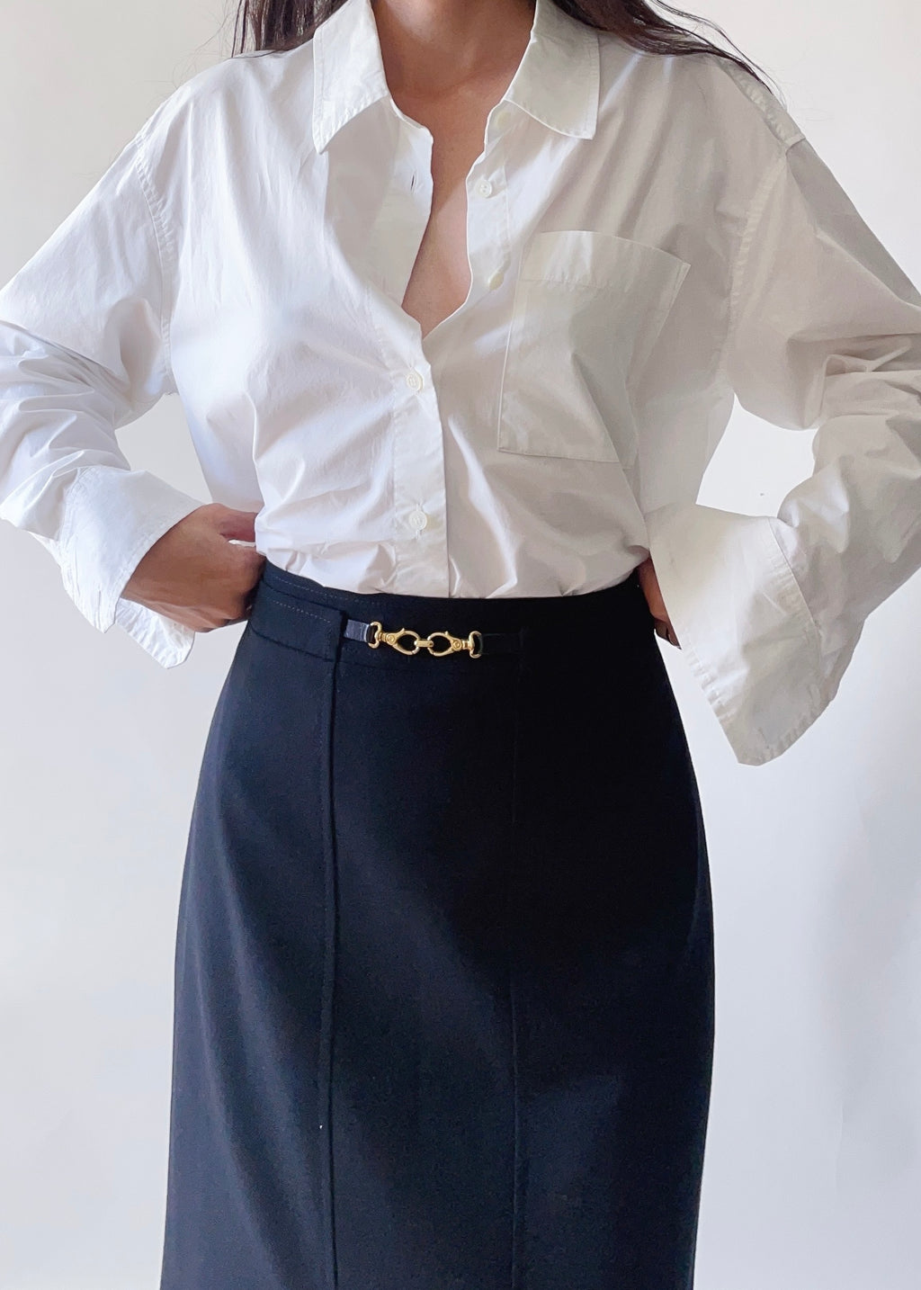Vintage Celine Horsebit Skirt