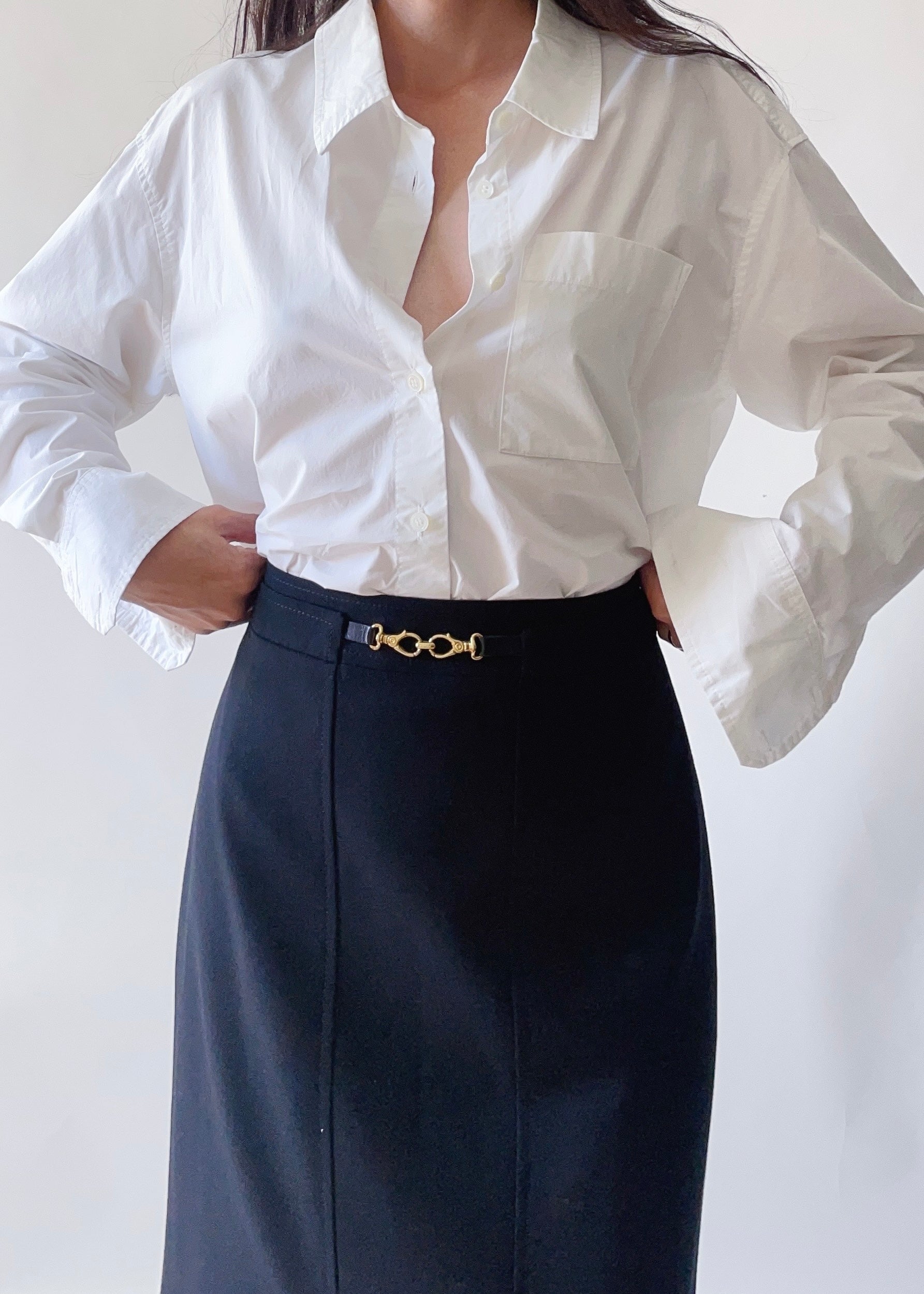 Vintage Celine Horsebit Skirt