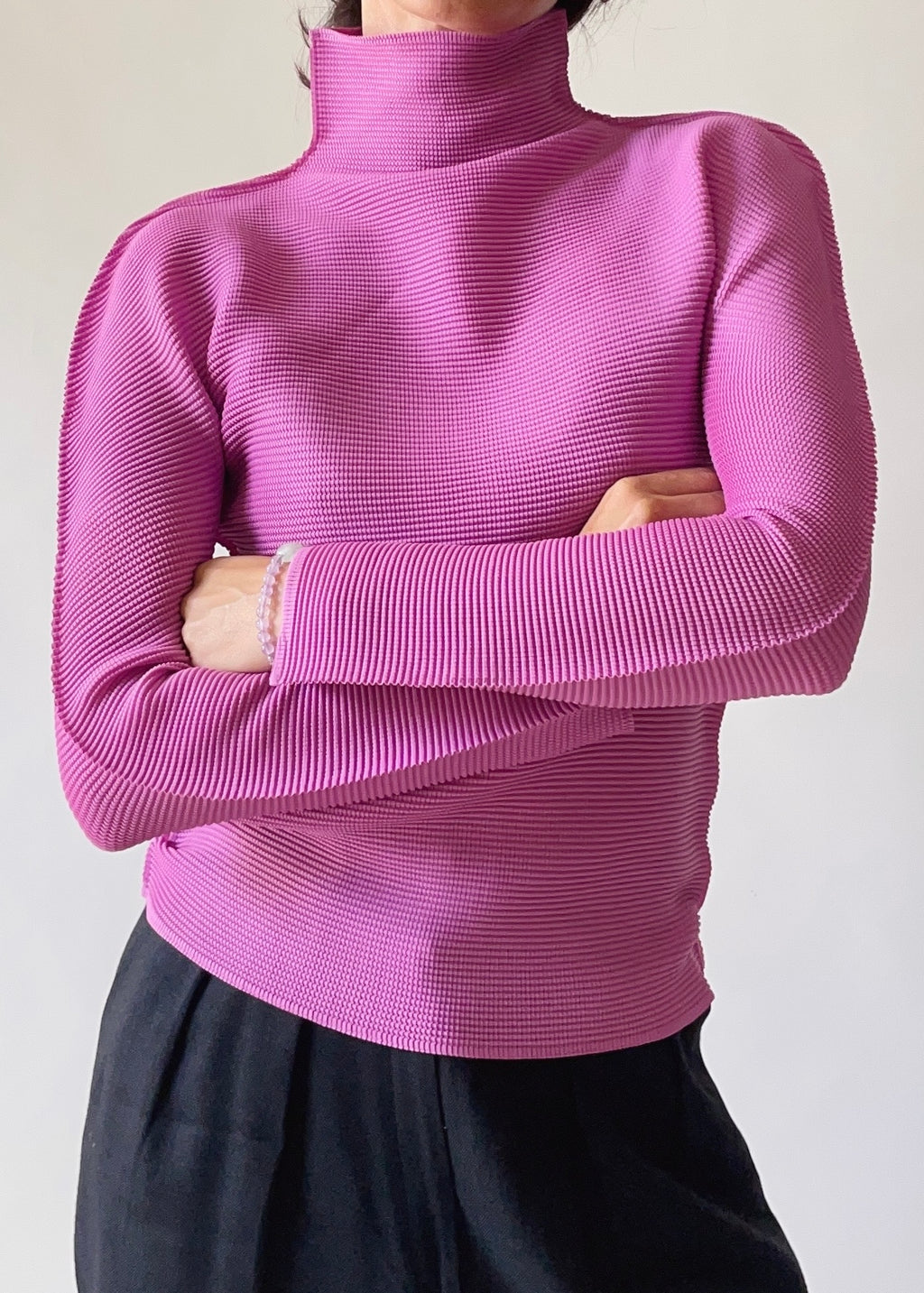 Issey Miyake Pink Turtleneck