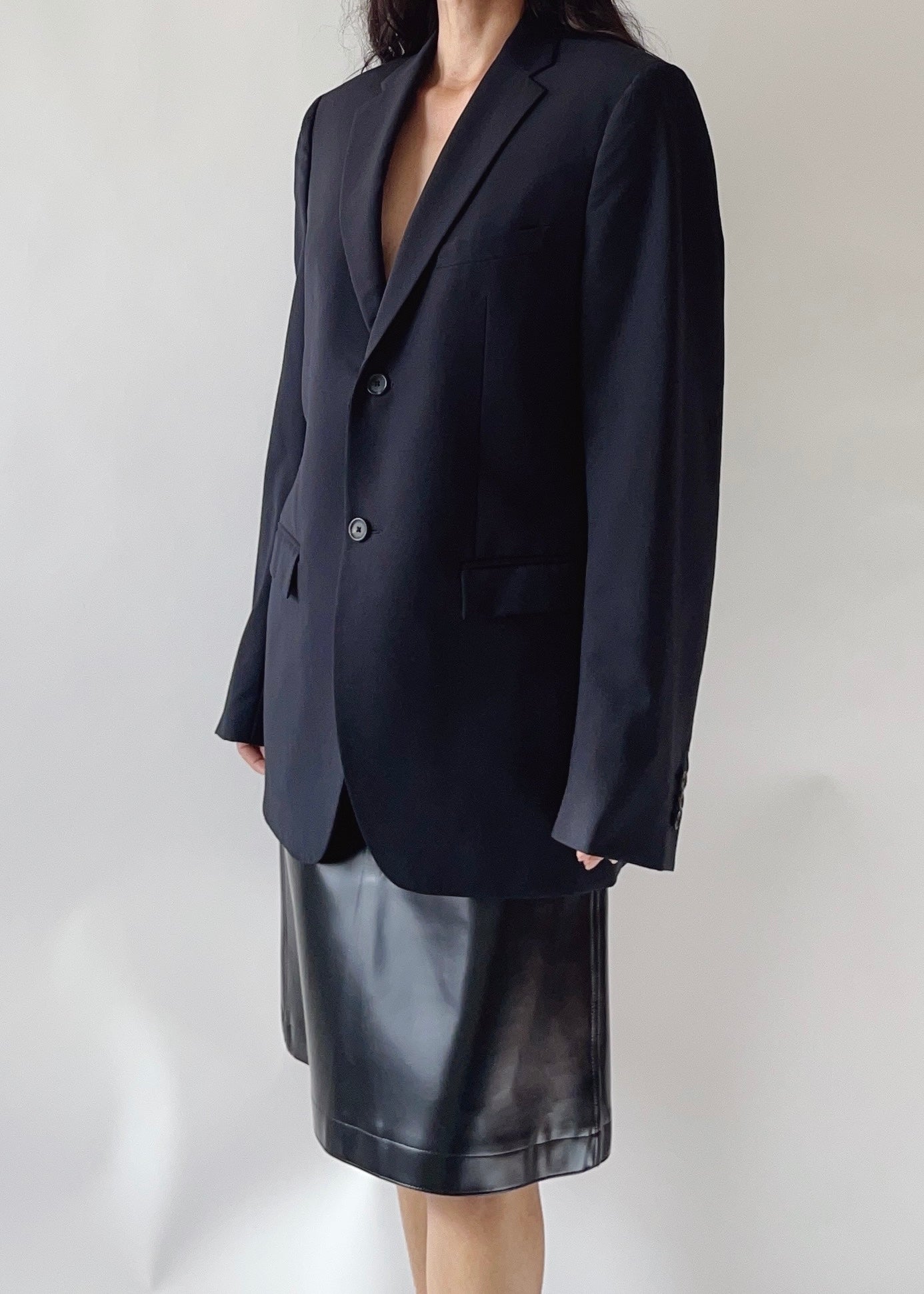 Jil Sander Wool and Mohair Blazer