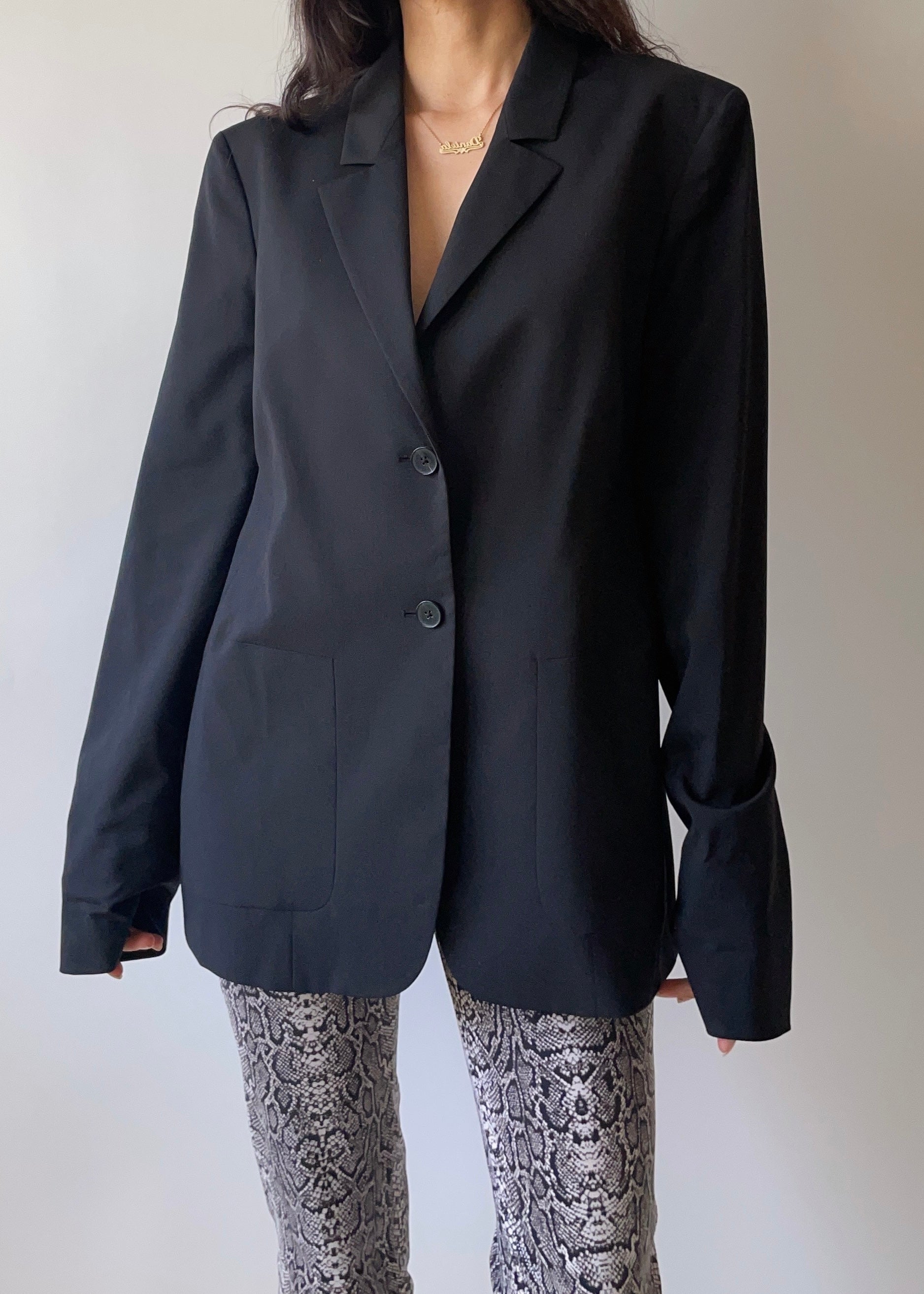 Vintage Jil Sander Black Blazer