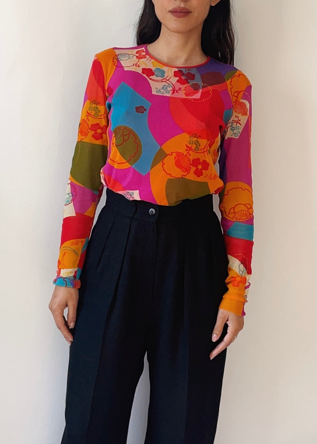 Vintage Kenzo Jeans Mesh Top