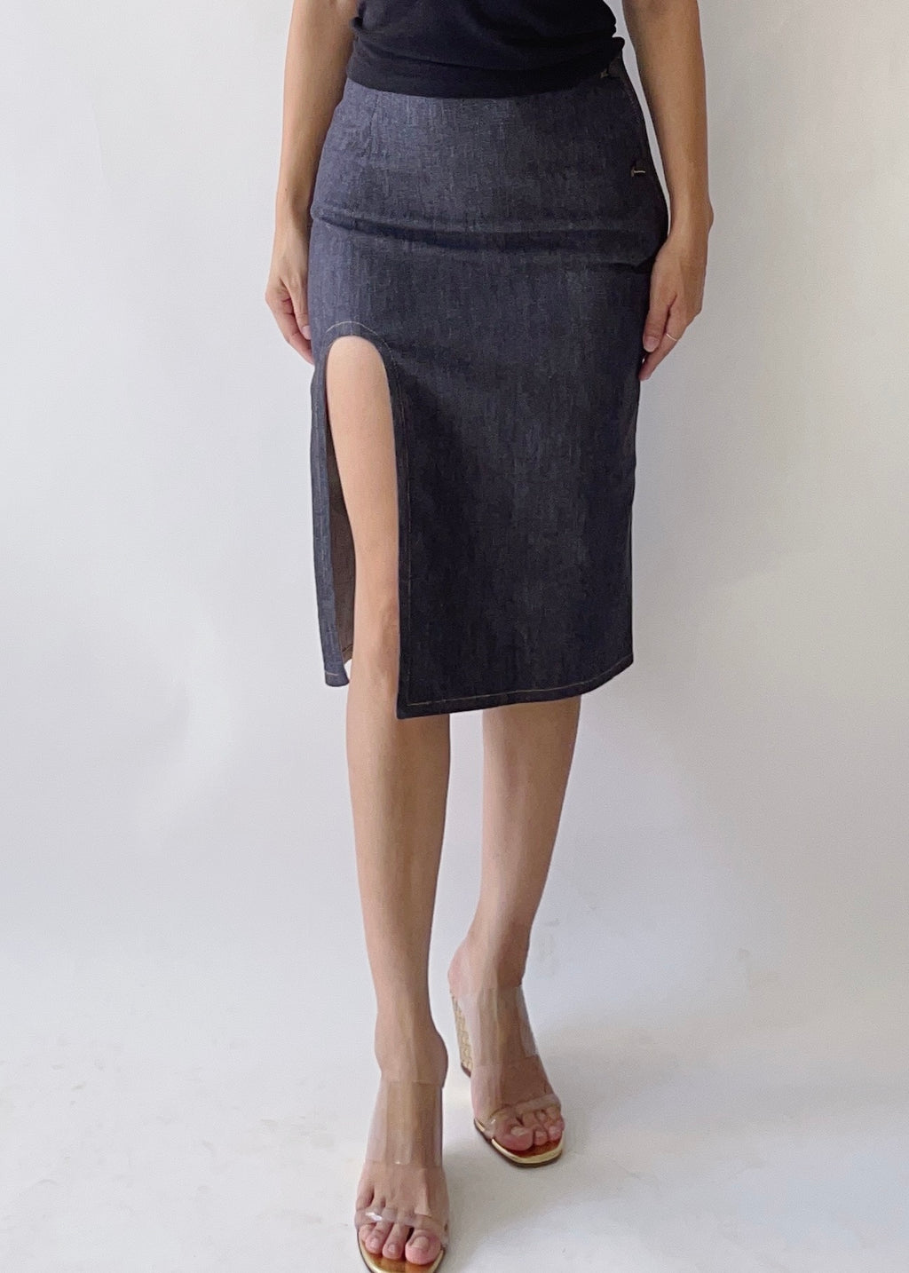 Courrèges Denim Skirt