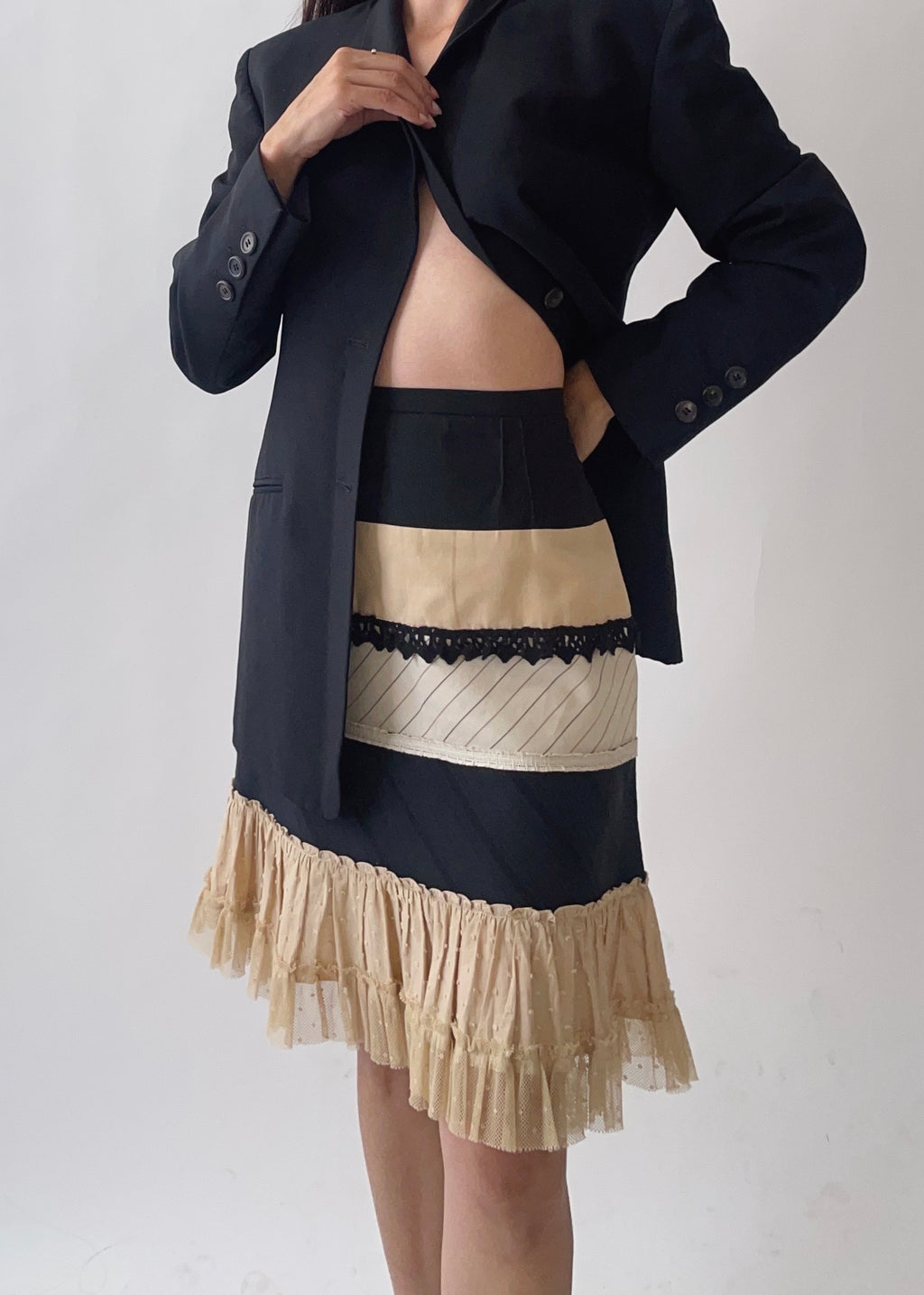 Moschino Cheap and Chic Layered Skirt