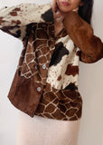 Vintage Kenzo Cow Print Jacket