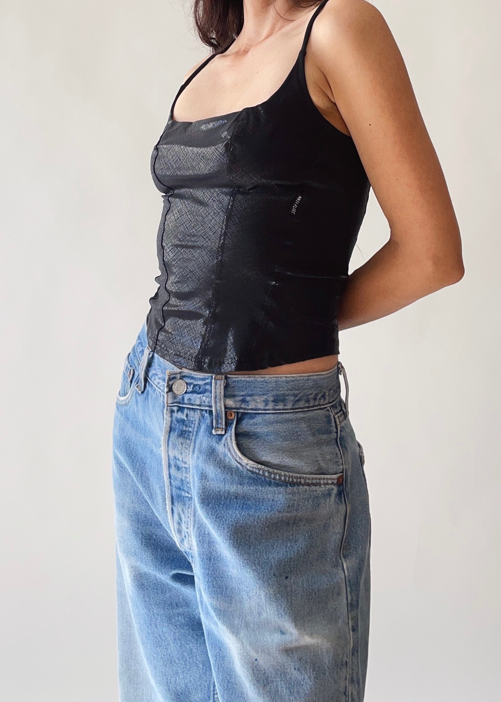 Vintage French Bustier Top