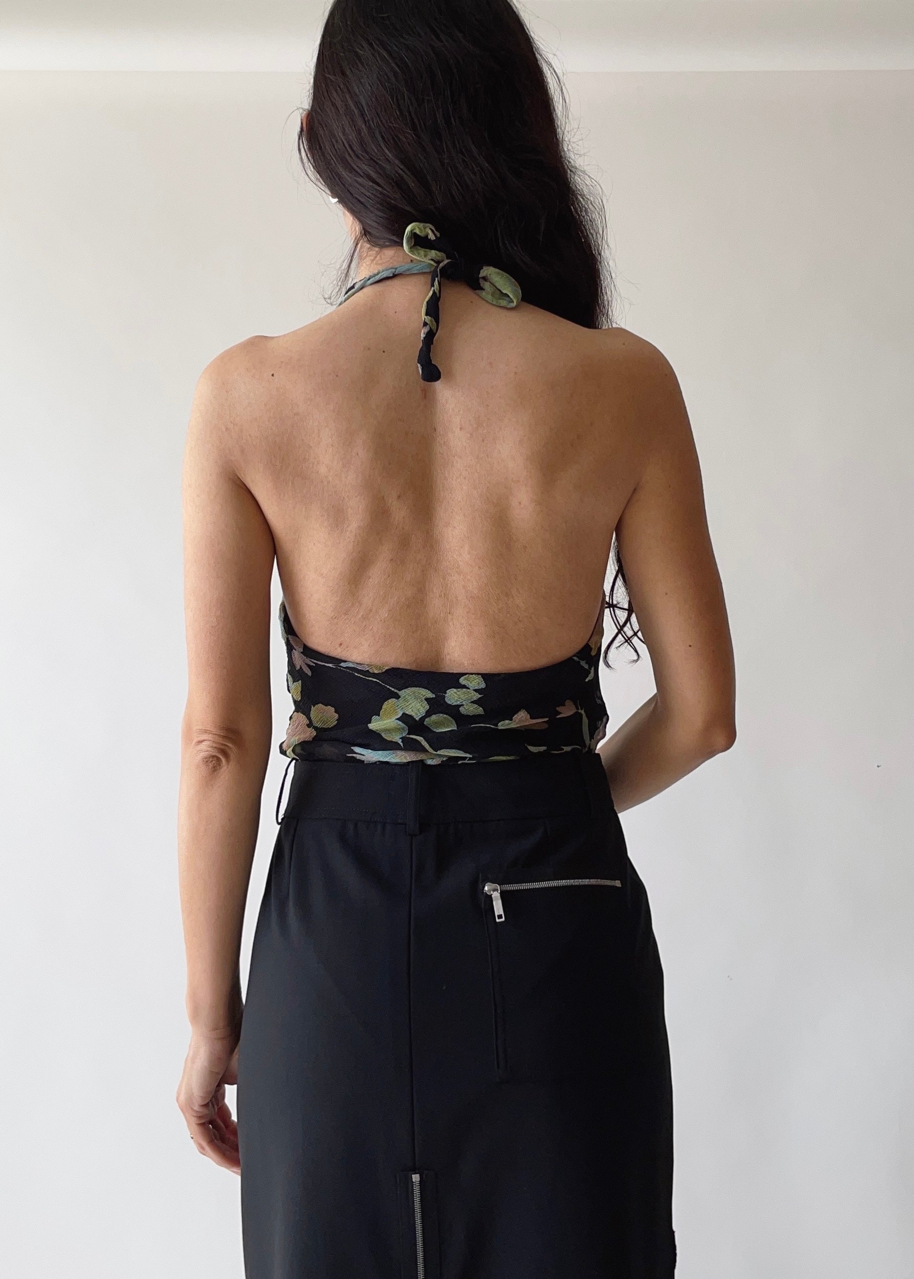 Vintage Valentino Silk Halter