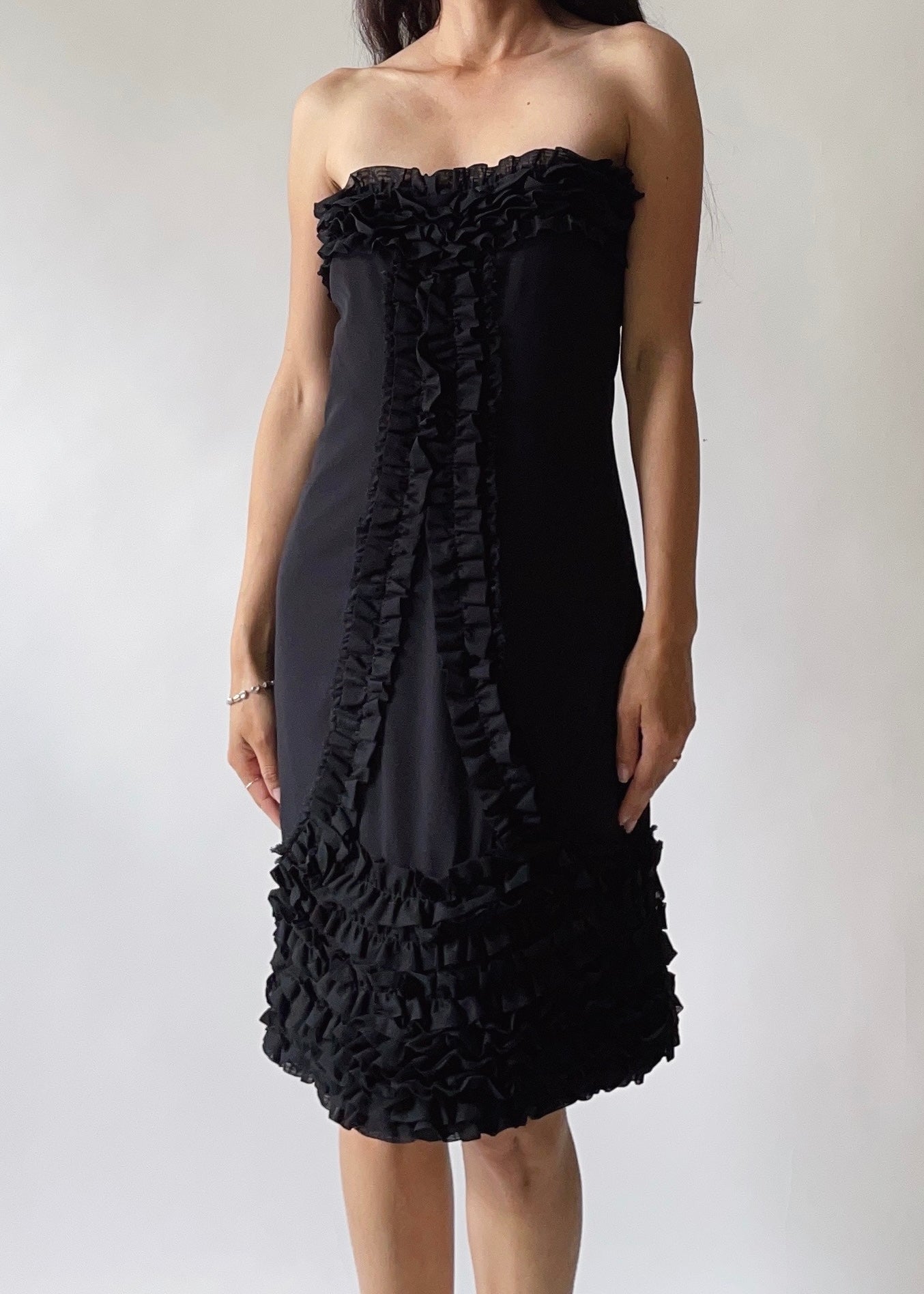 Anna Molinari Ruffle Dress