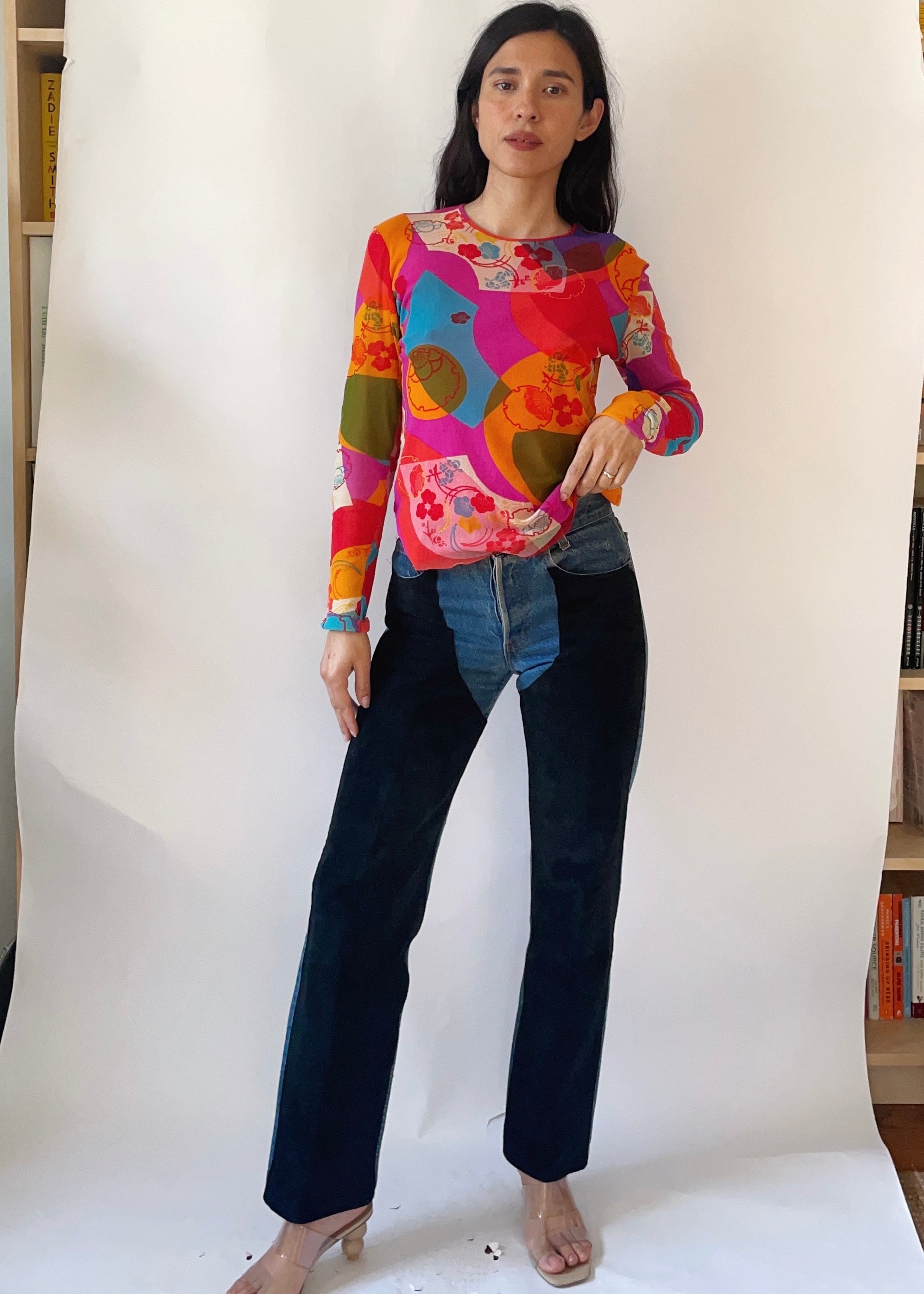 Vintage Kenzo Jeans Mesh Top