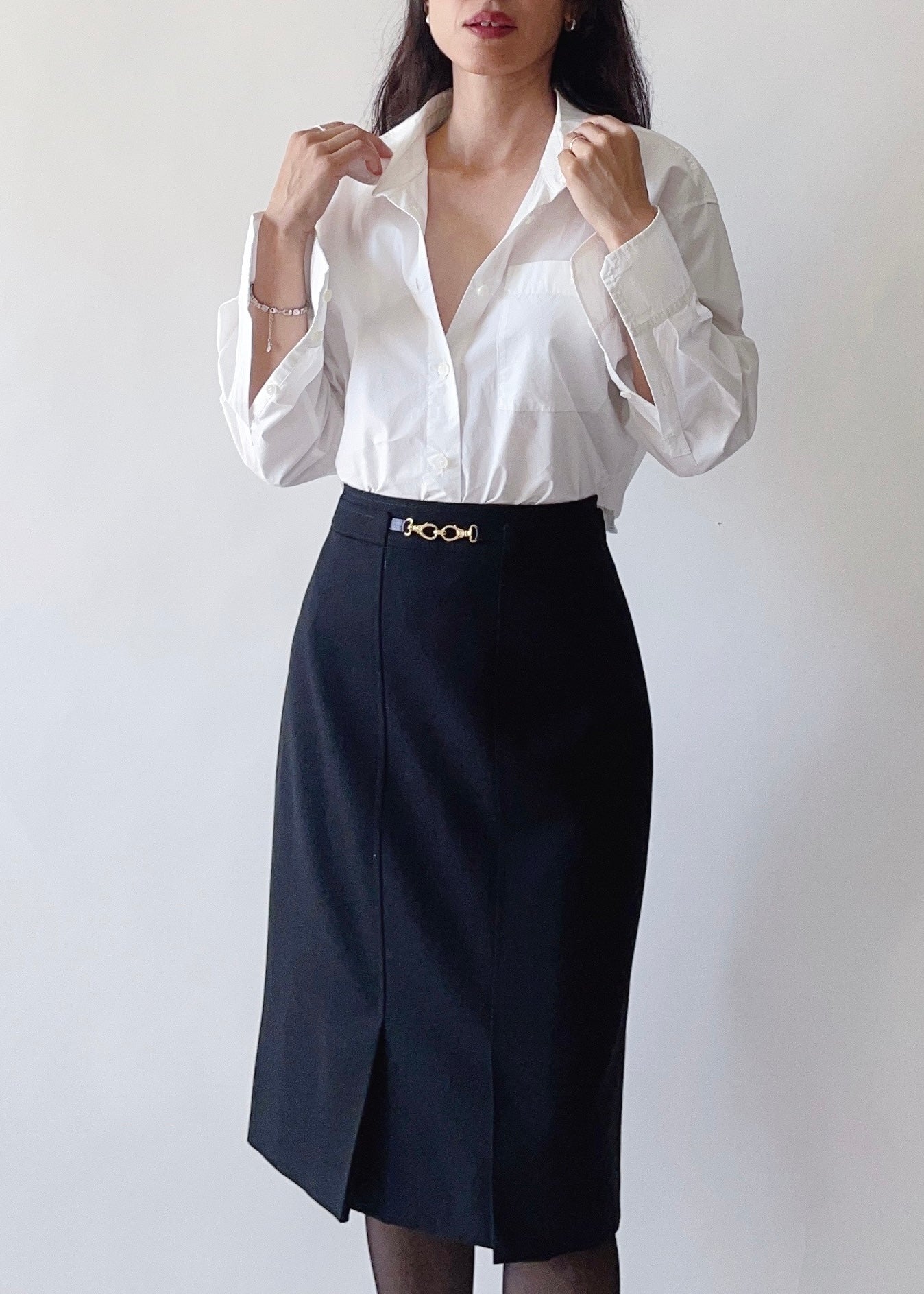 Vintage Celine Horsebit Skirt
