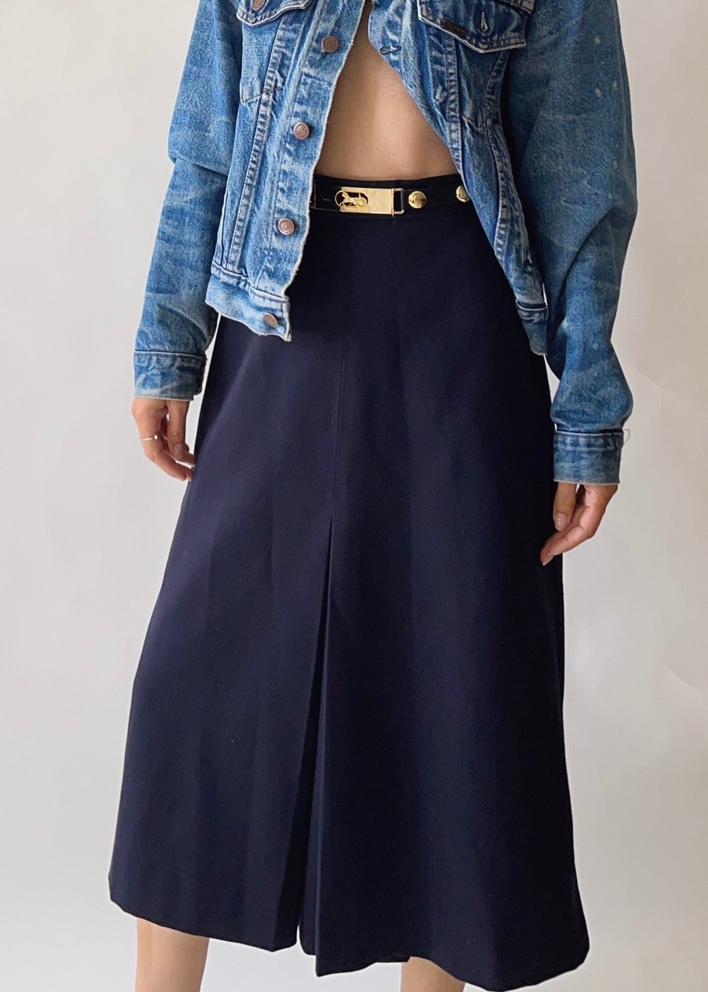 1970s Celine Equestrian Skirt