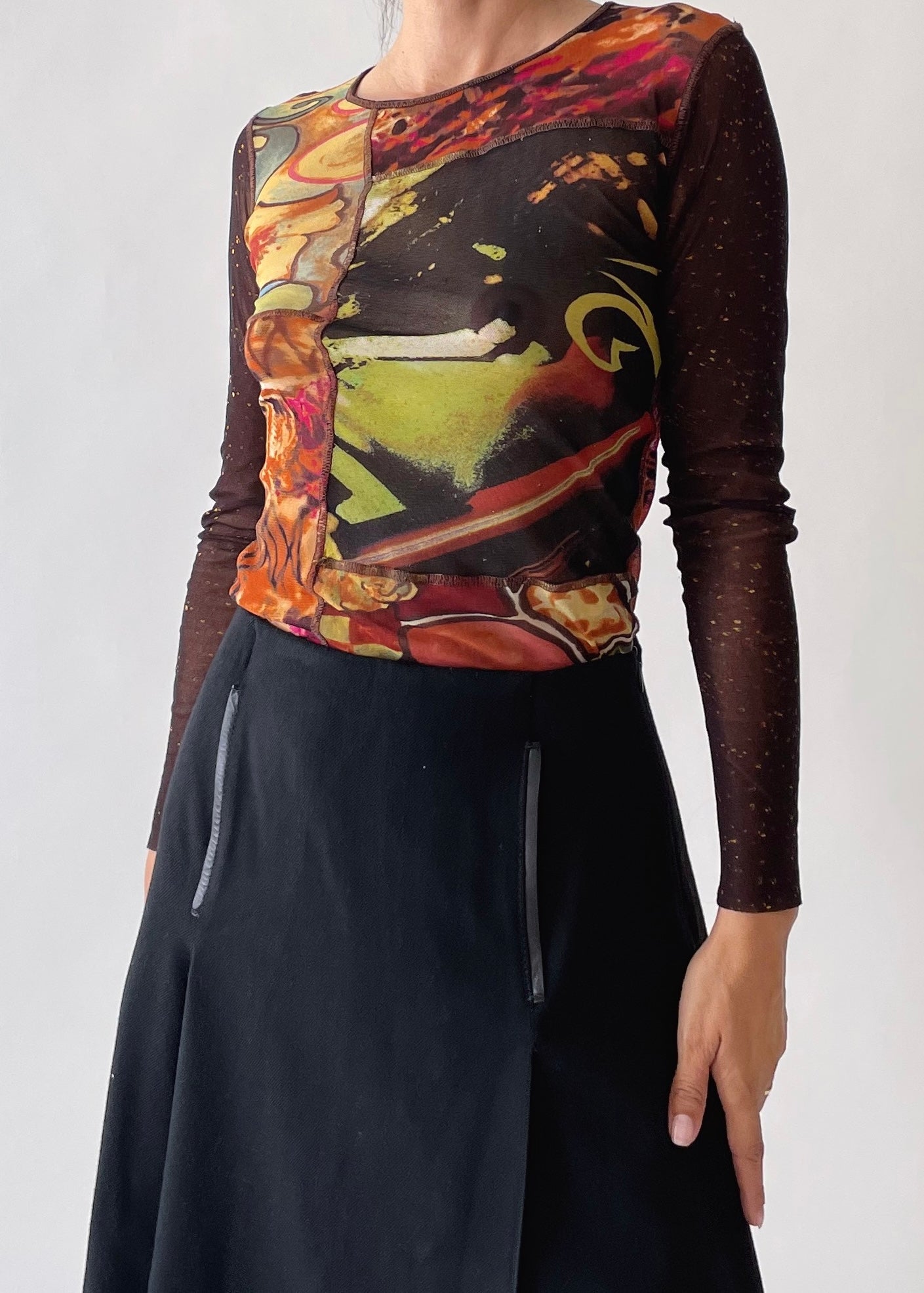 Vintage Kenzo Mesh Top