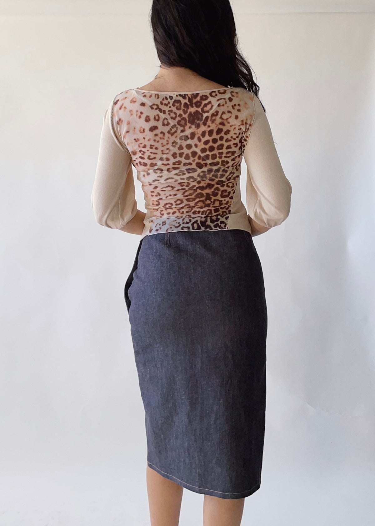 Courrèges Denim Skirt