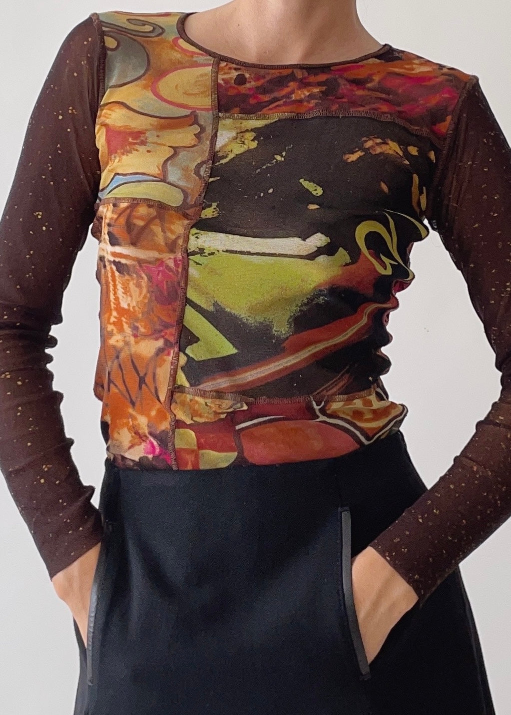 Vintage Kenzo Mesh Top