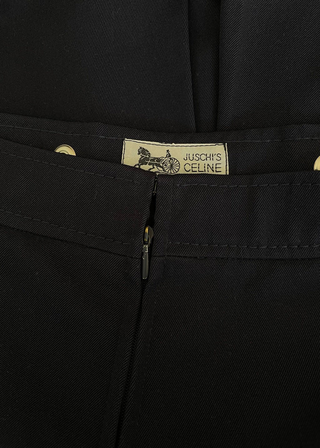 1970s Celine Equestrian Skirt