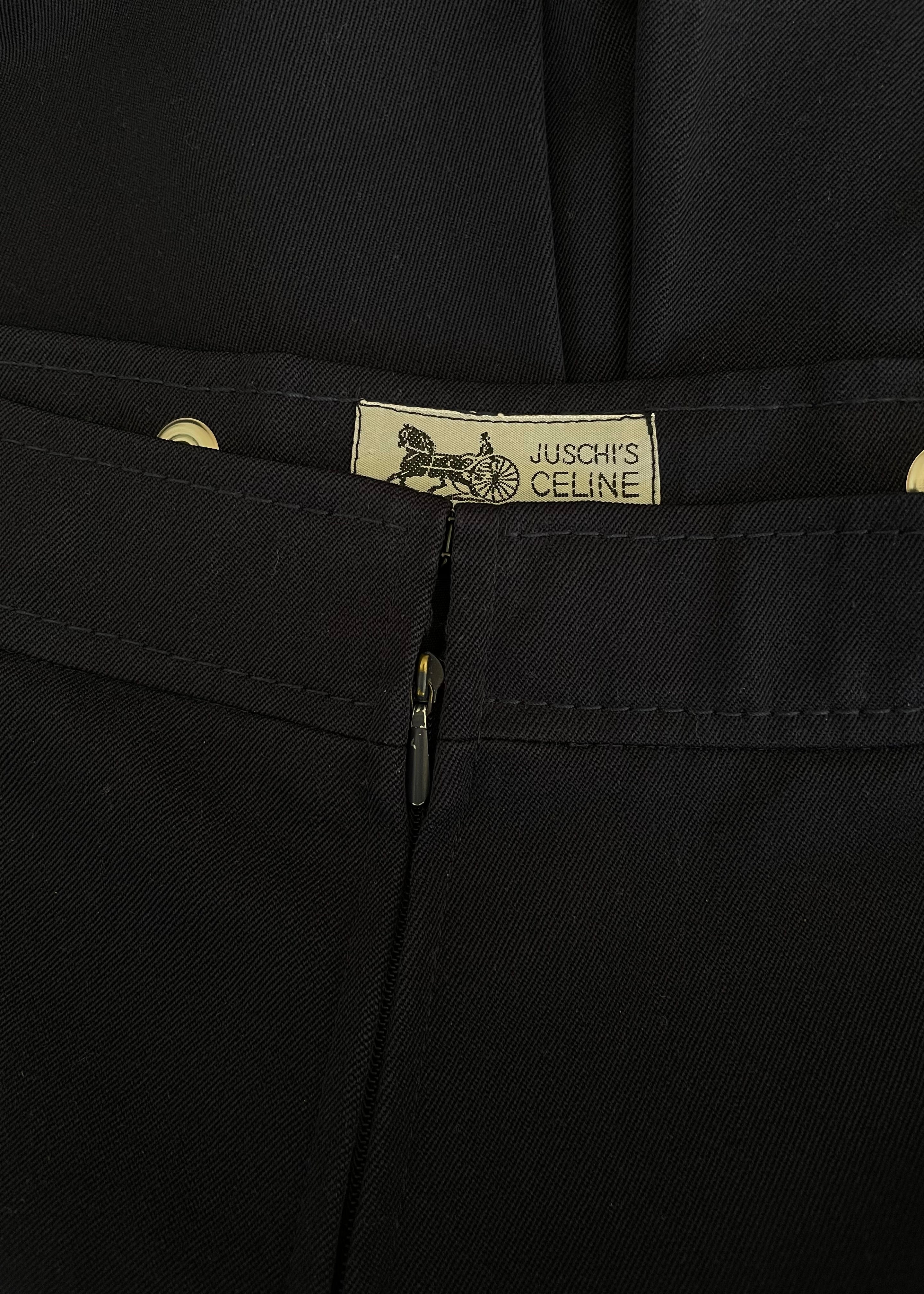1970s Celine Equestrian Skirt