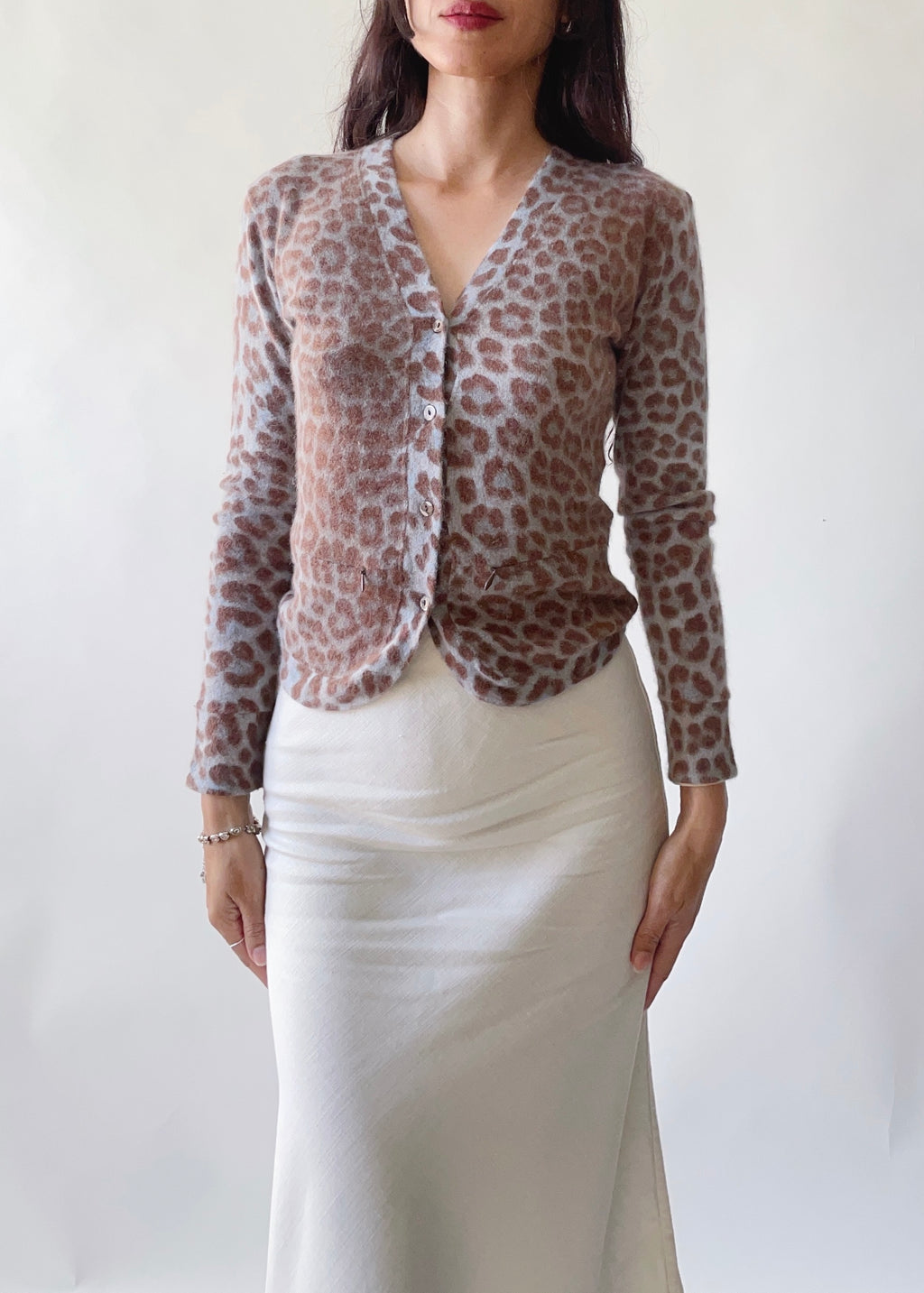 Vintage Anna Molinari Angora Cardigan