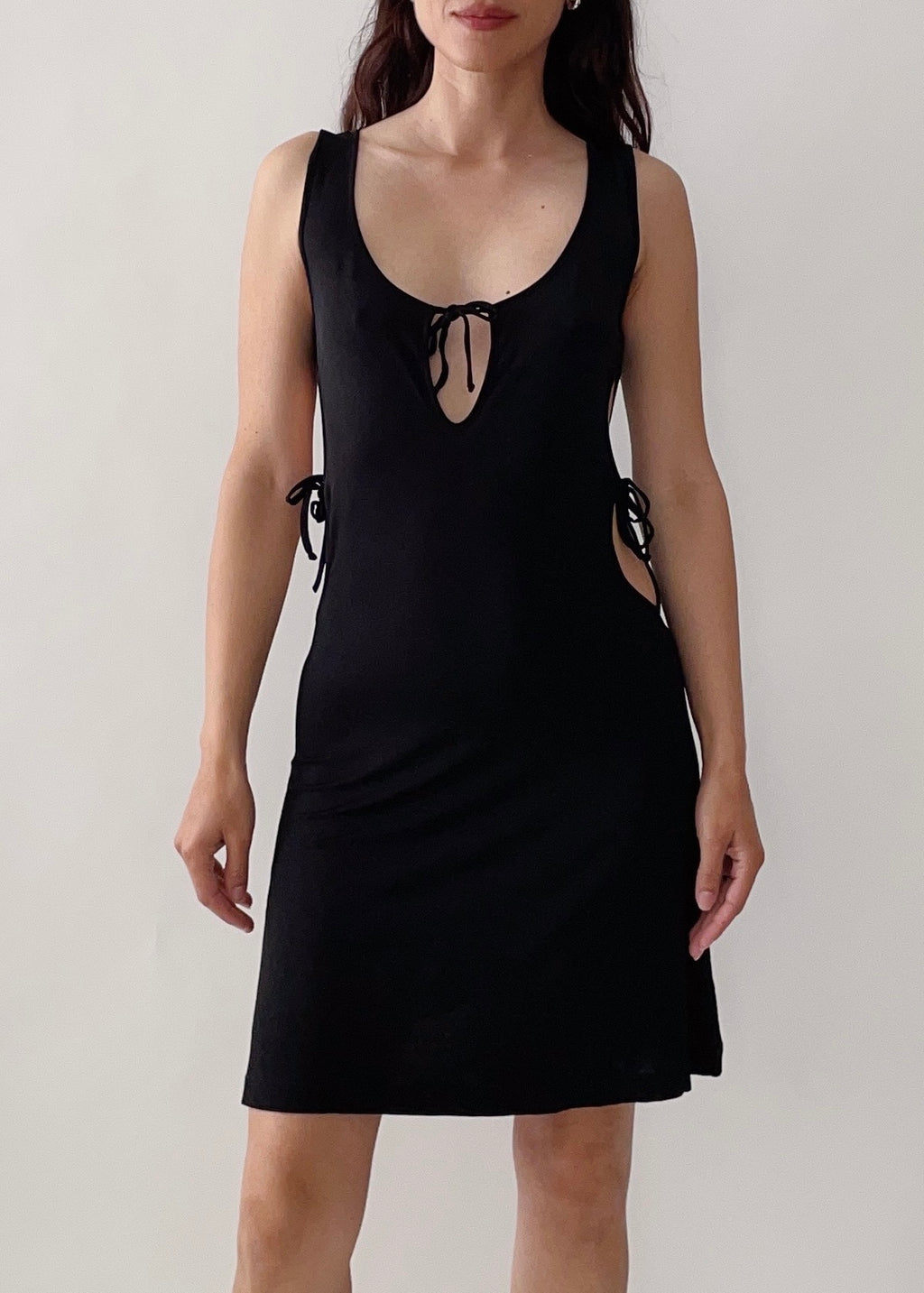 Vintage Moschino Cut-Out Bow Dress