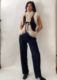 Vintage Moschino Jeans Faux Fur Vest