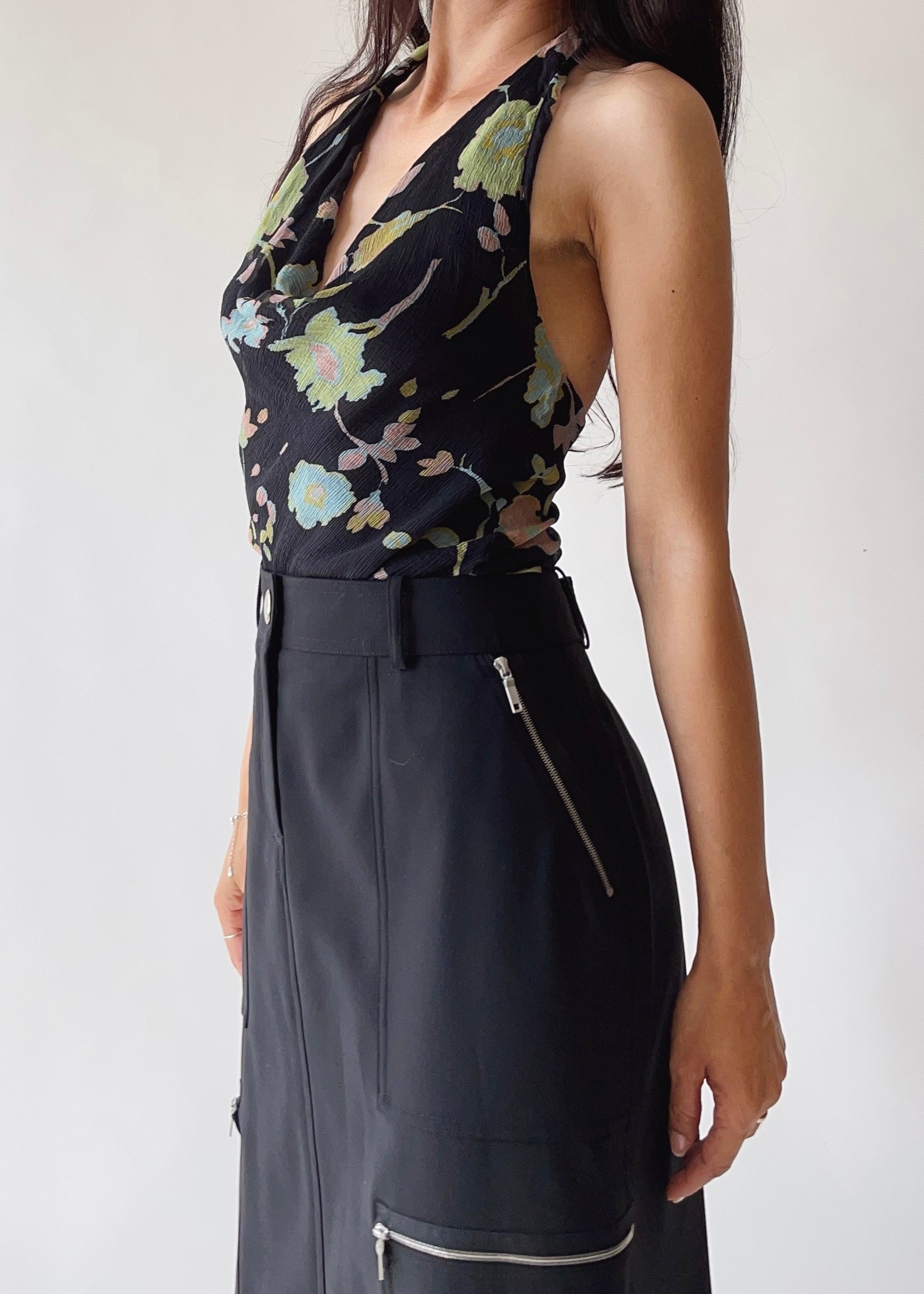 Vintage Valentino Silk Halter