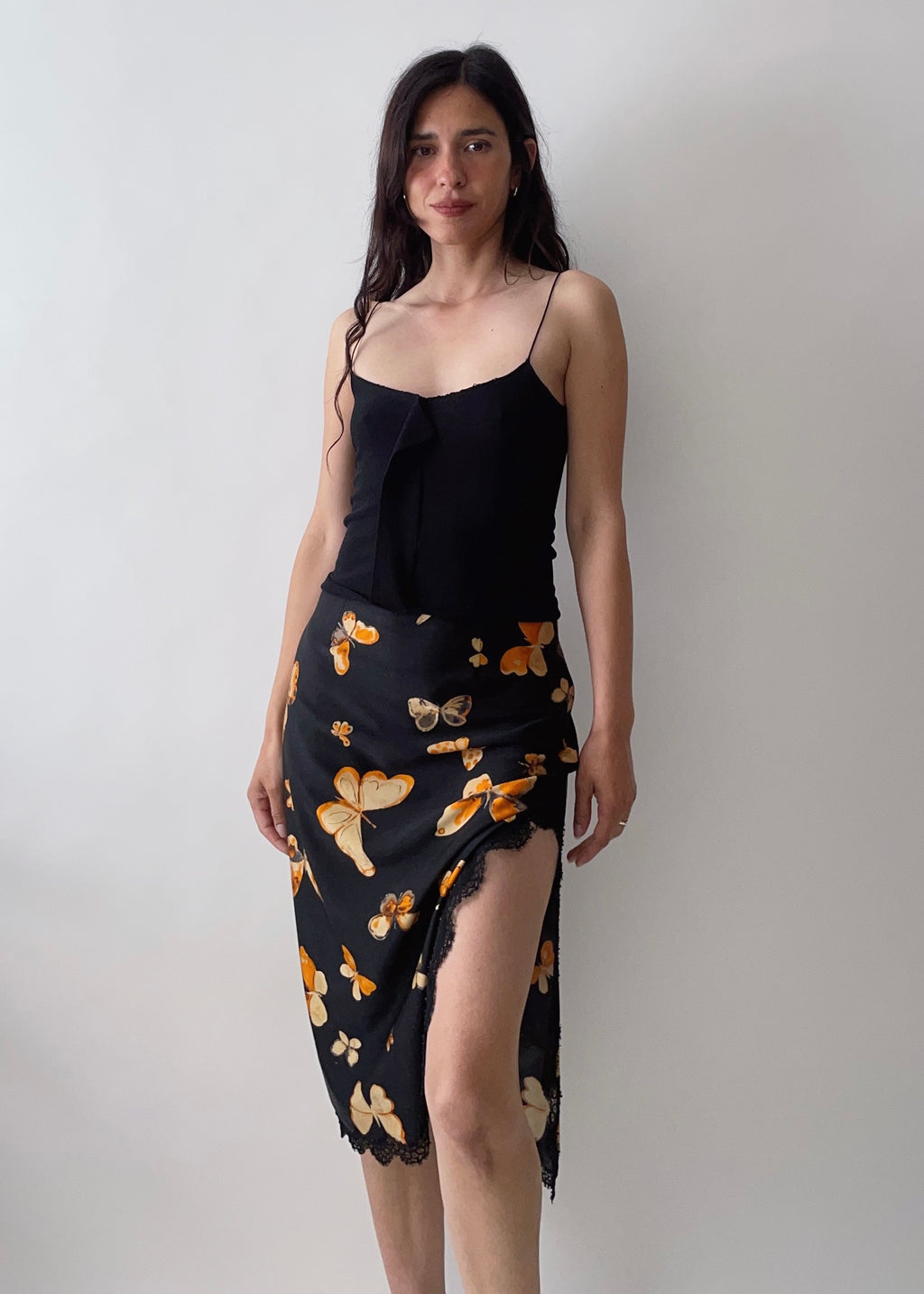 90s Anna Molinari Butterfly Skirt